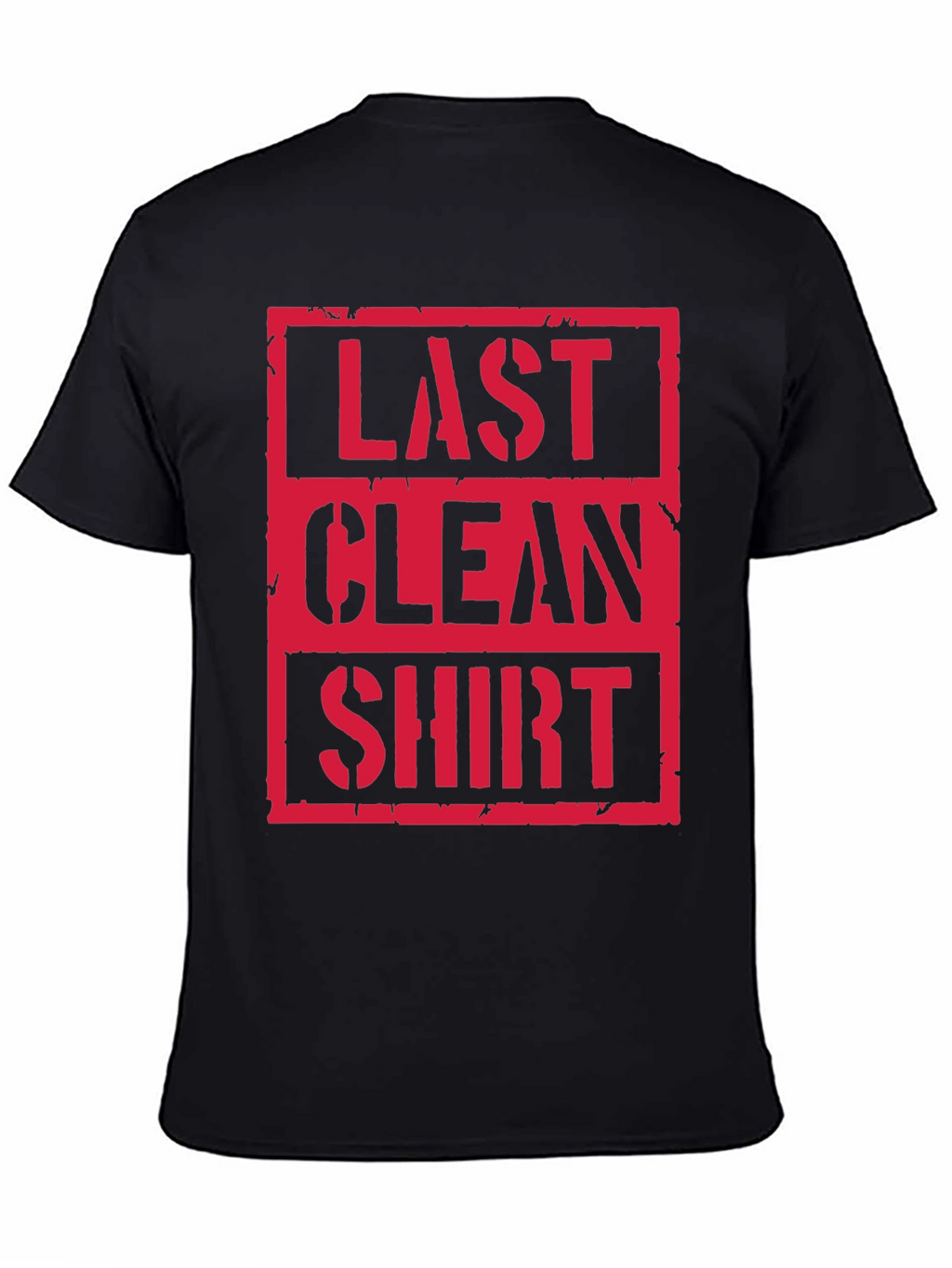 Last Clean Shirt Graphic Tee - Black