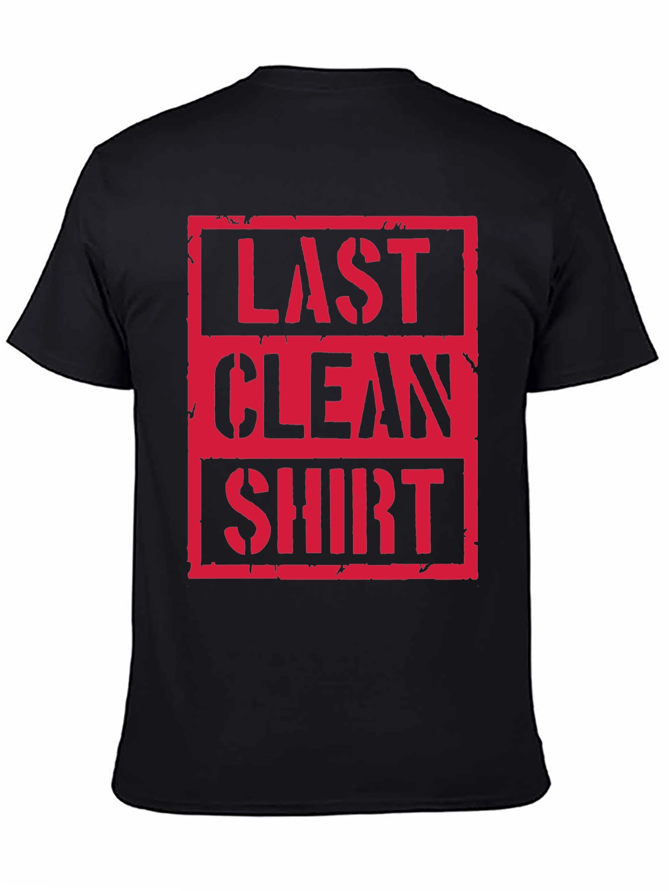 Last Clean Shirt Graphic Tee - Black