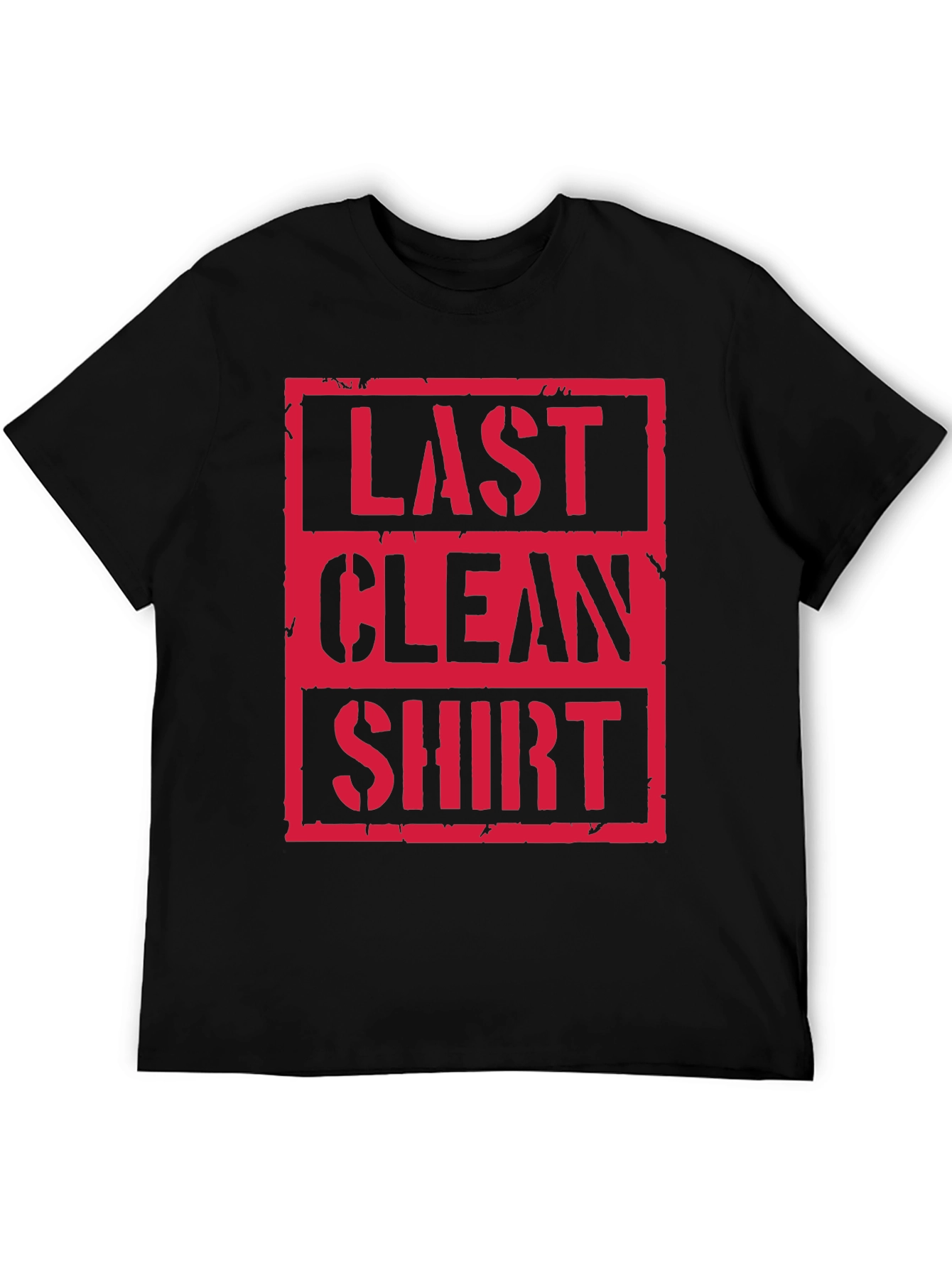 Last Clean Shirt Graphic Tee - Black