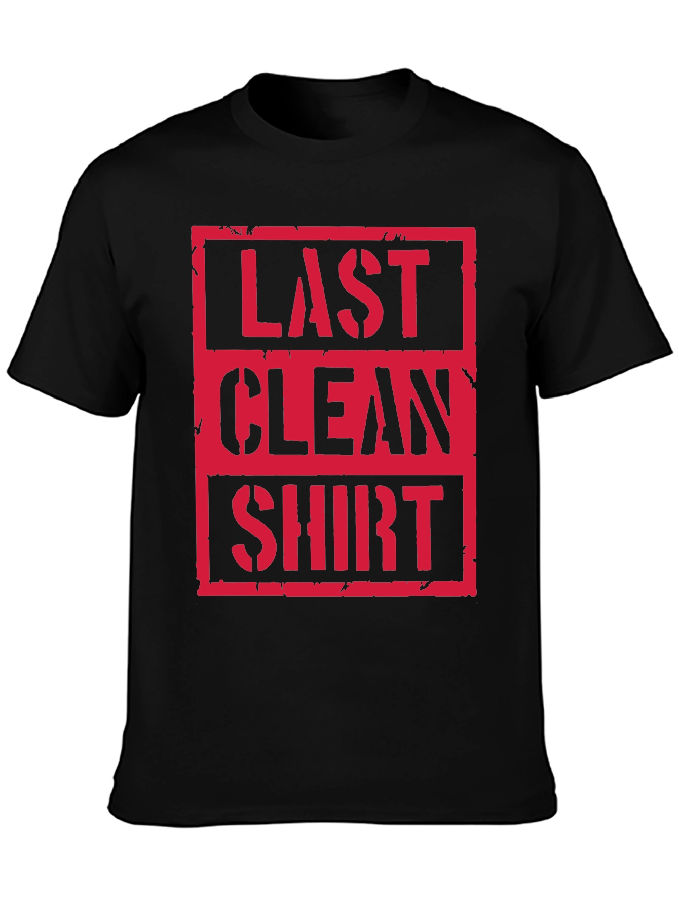 Last Clean Shirt Graphic Tee - Black