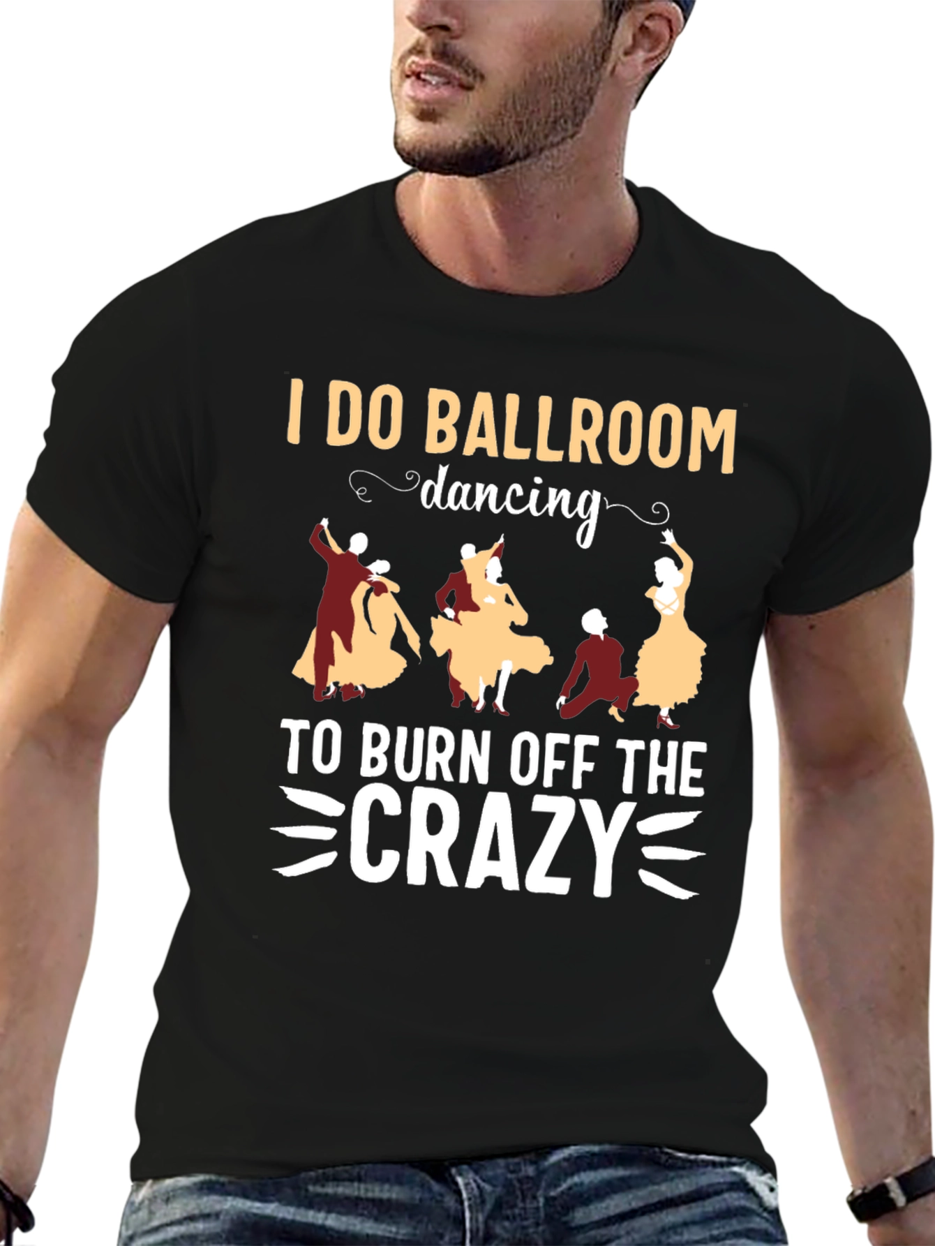 Ballroom Dancing Crazy T-Shirt - Funny Dance Tee
