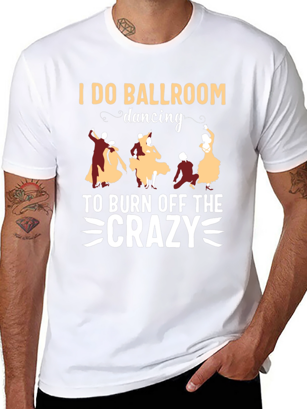 Ballroom Dancing Crazy T-Shirt - Funny Dance Tee