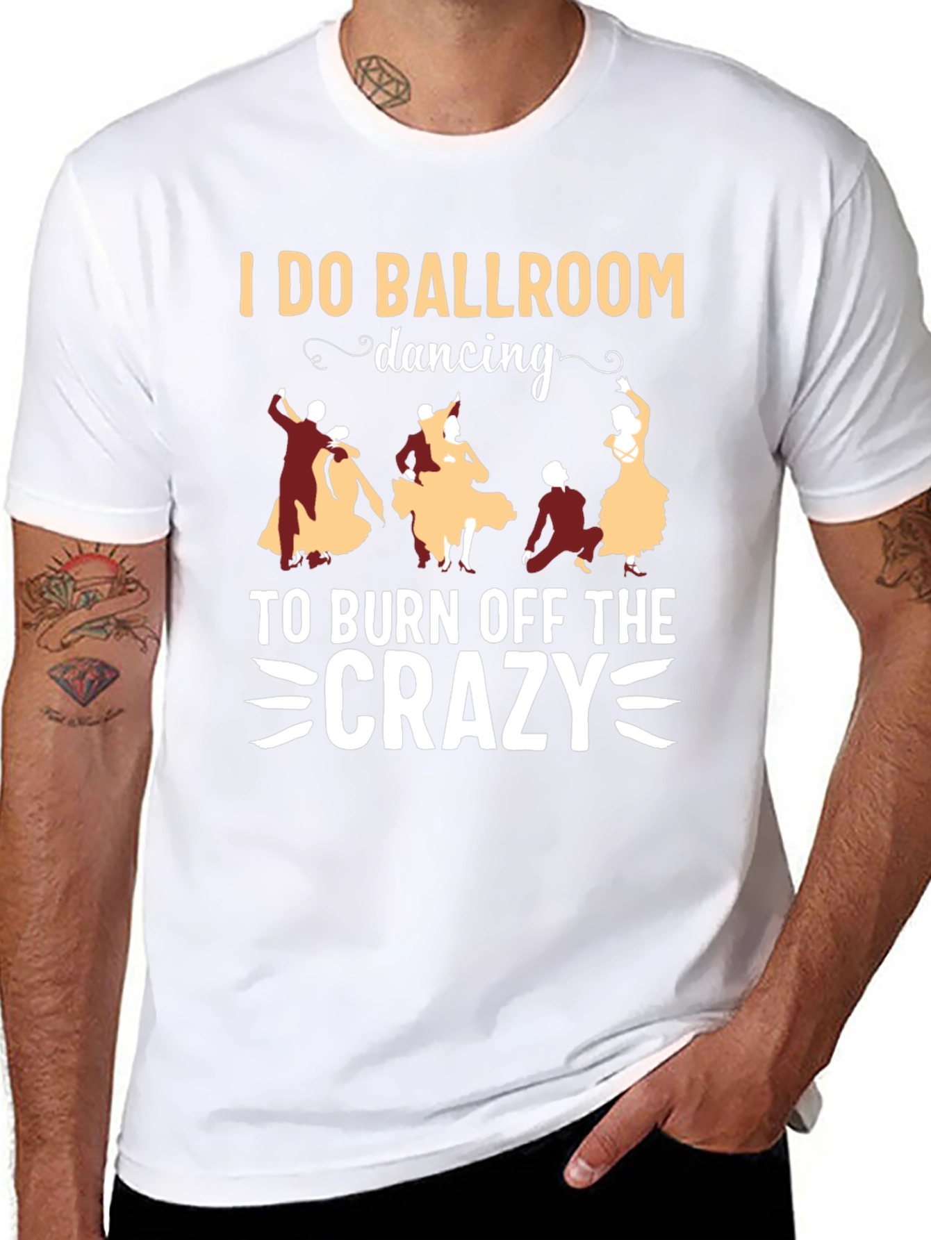 Ballroom Dancing Crazy T-Shirt - Funny Dance Tee