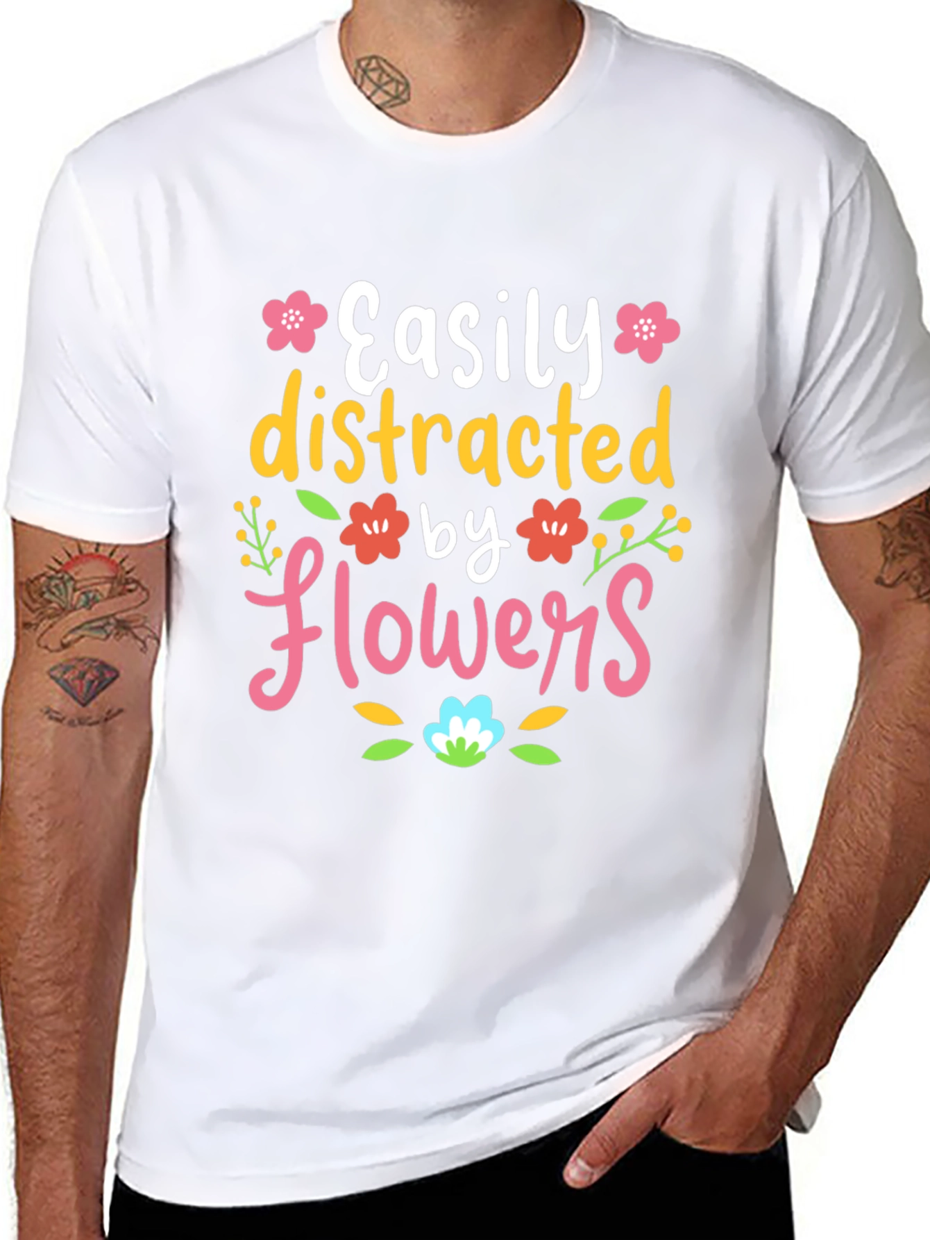 Easily Distracted by Flowers T-Shirt