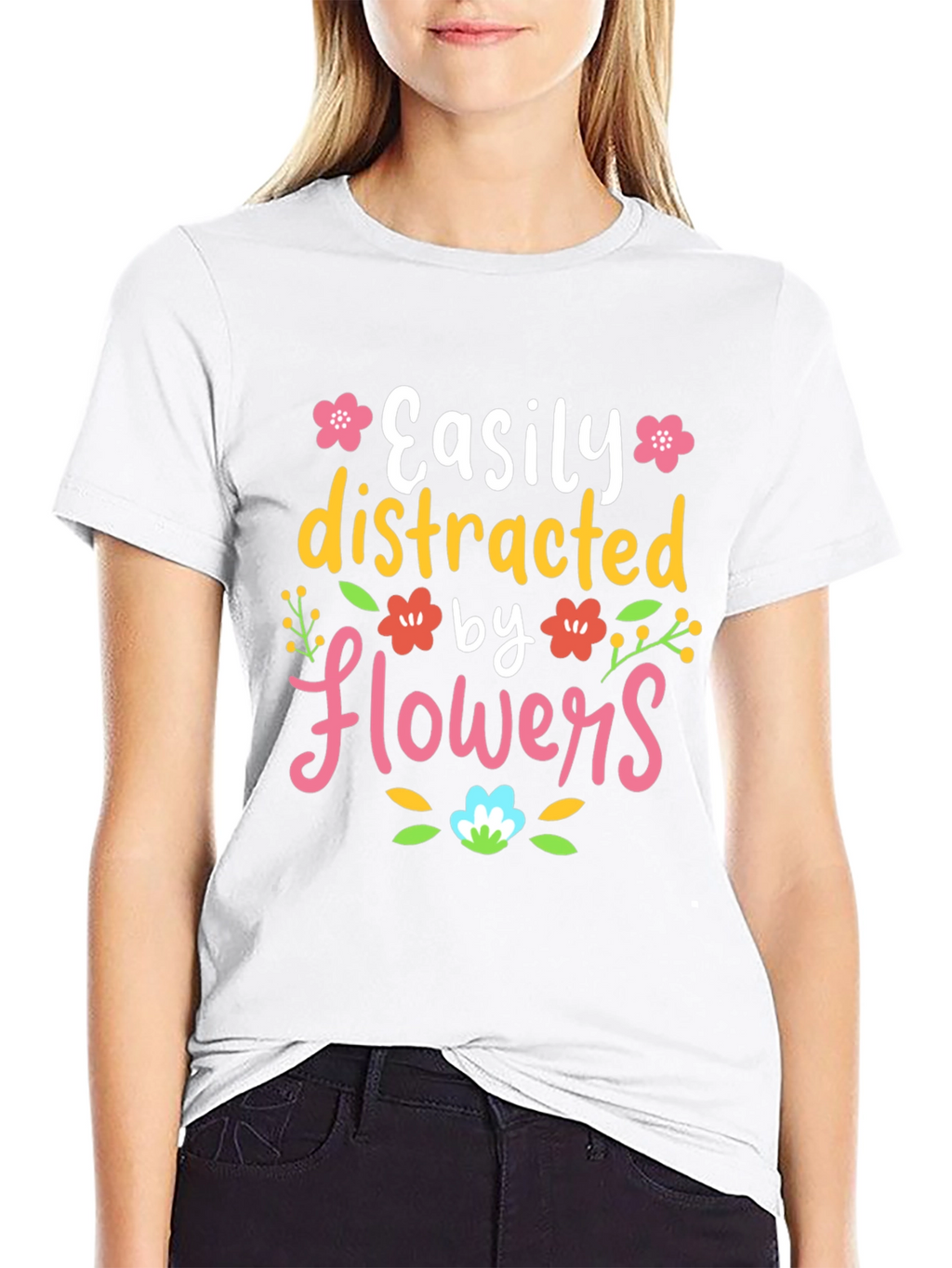 Easily Distracted by Flowers T-Shirt