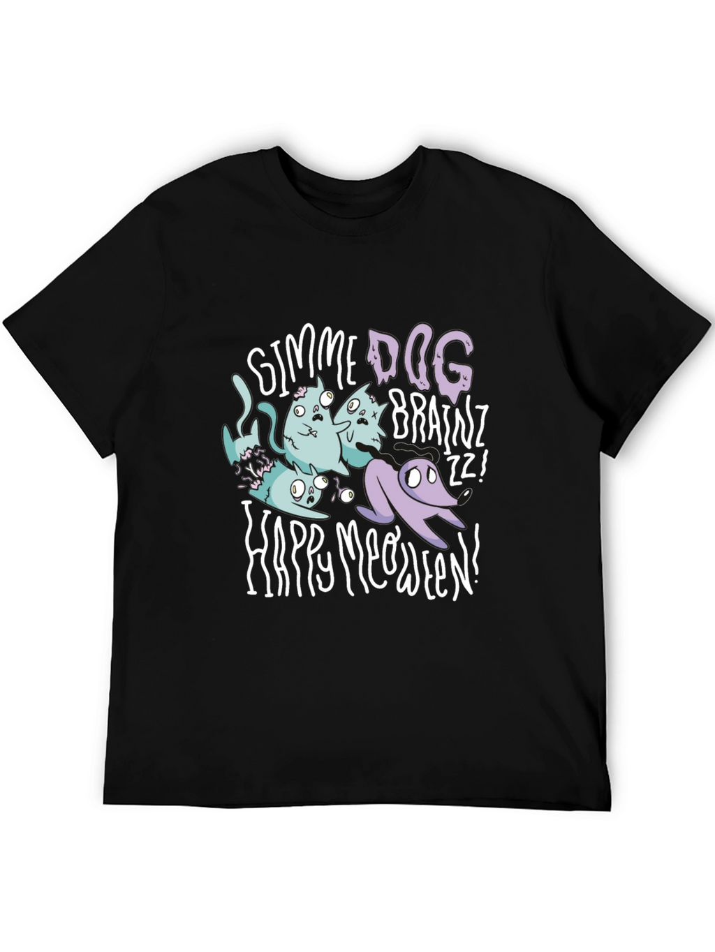 Happy Meoween Graphic T-Shirt
