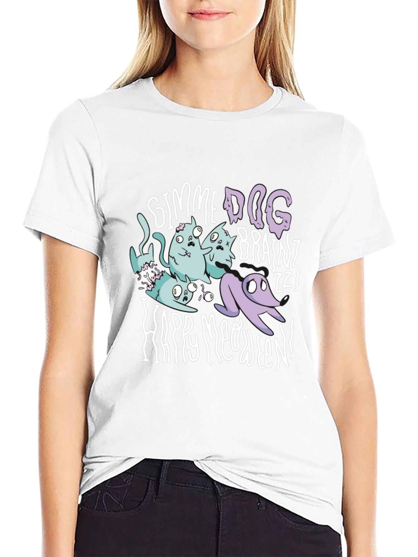 Happy Meoween Graphic T-Shirt