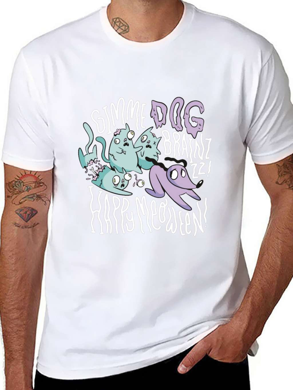 Happy Meoween Graphic T-Shirt