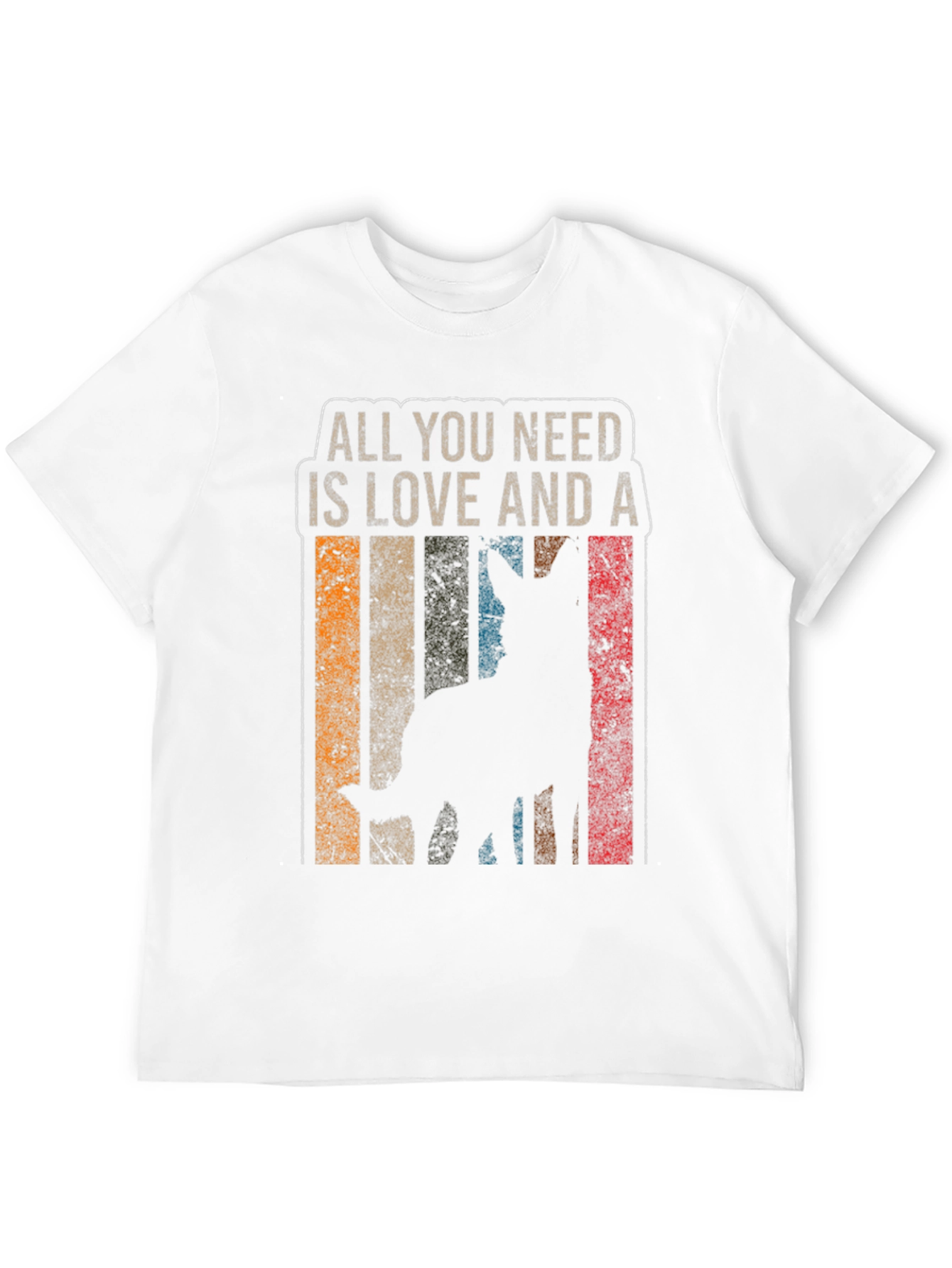 Love and a Dog T-Shirt Pet Lover Tee