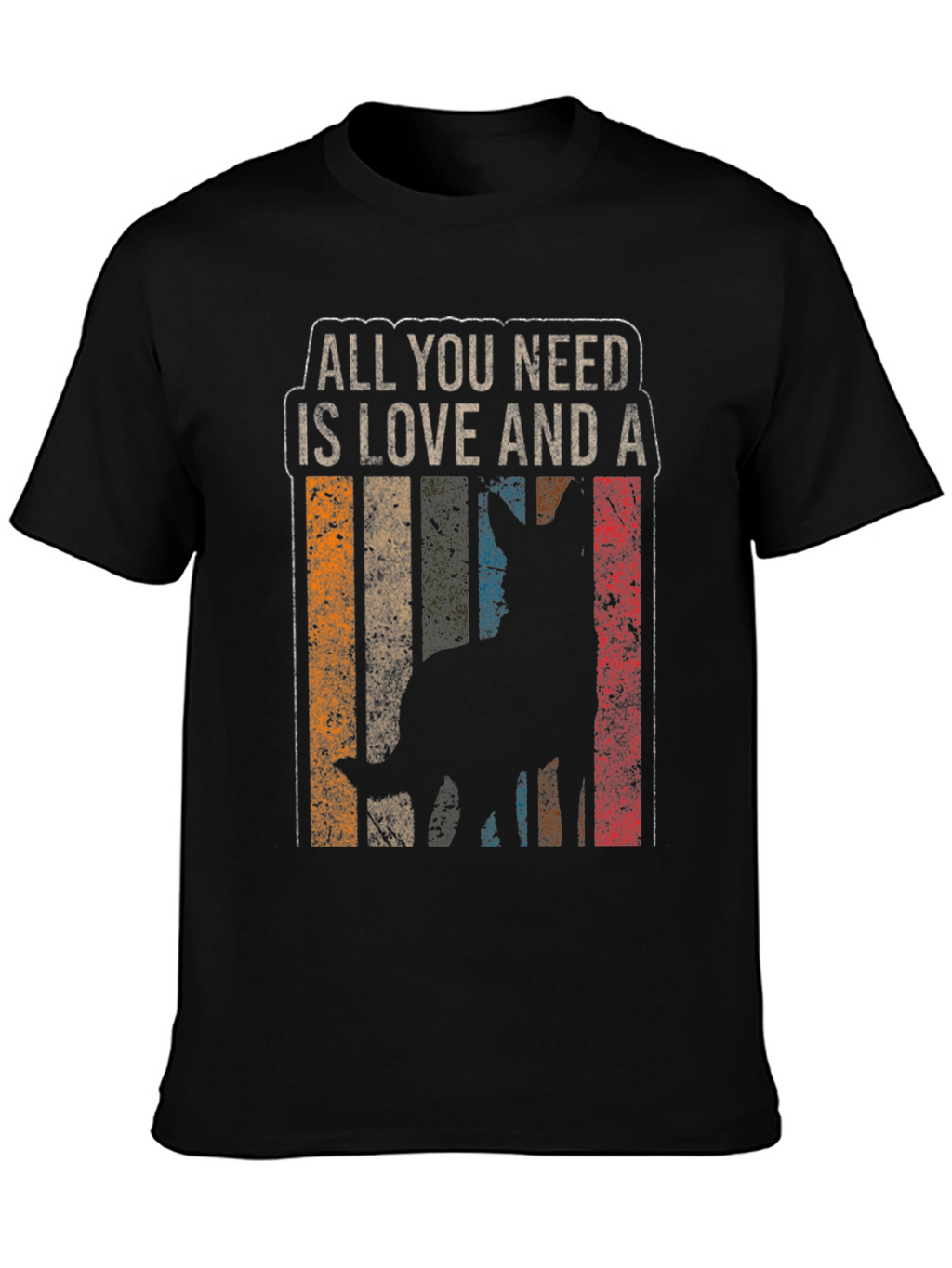 Love and a Dog T-Shirt Pet Lover Tee