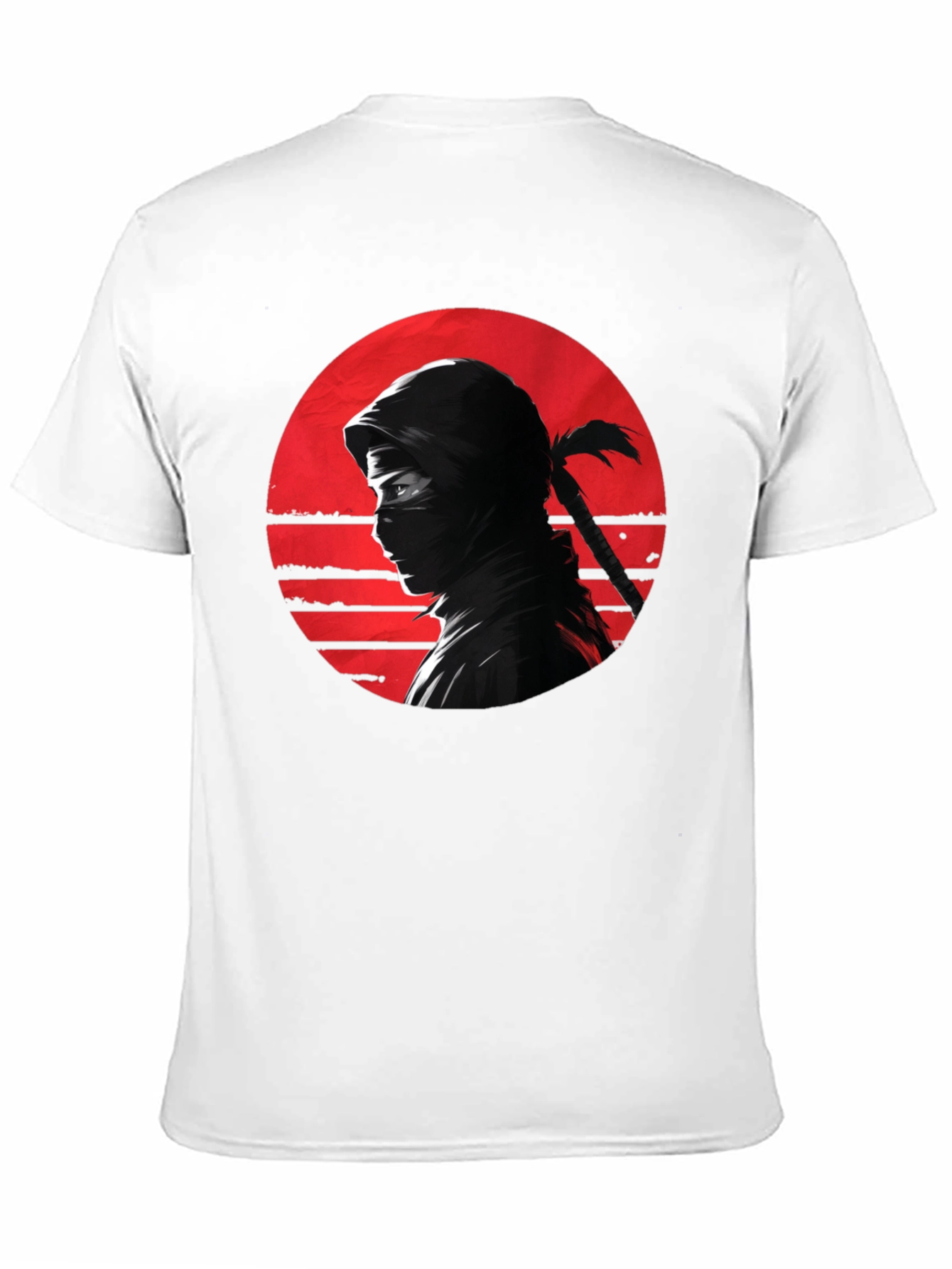 Ninja Sunset Graphic Tee - Black