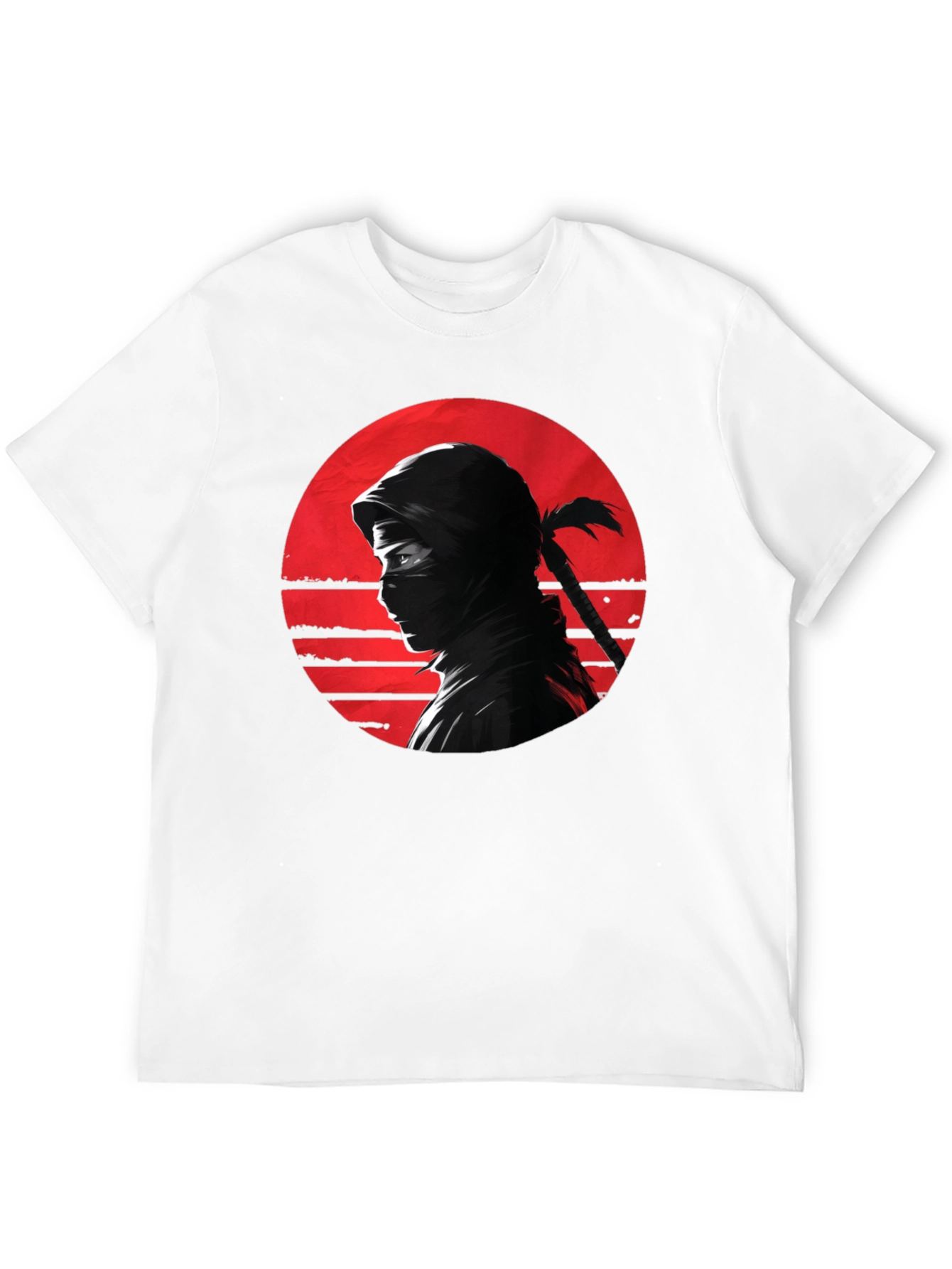 Ninja Sunset Graphic Tee - Black