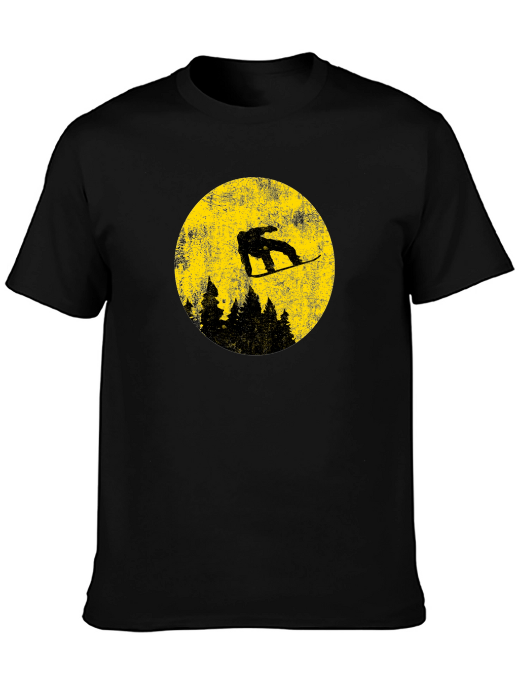 Snowboarder Moon Graphic Tee