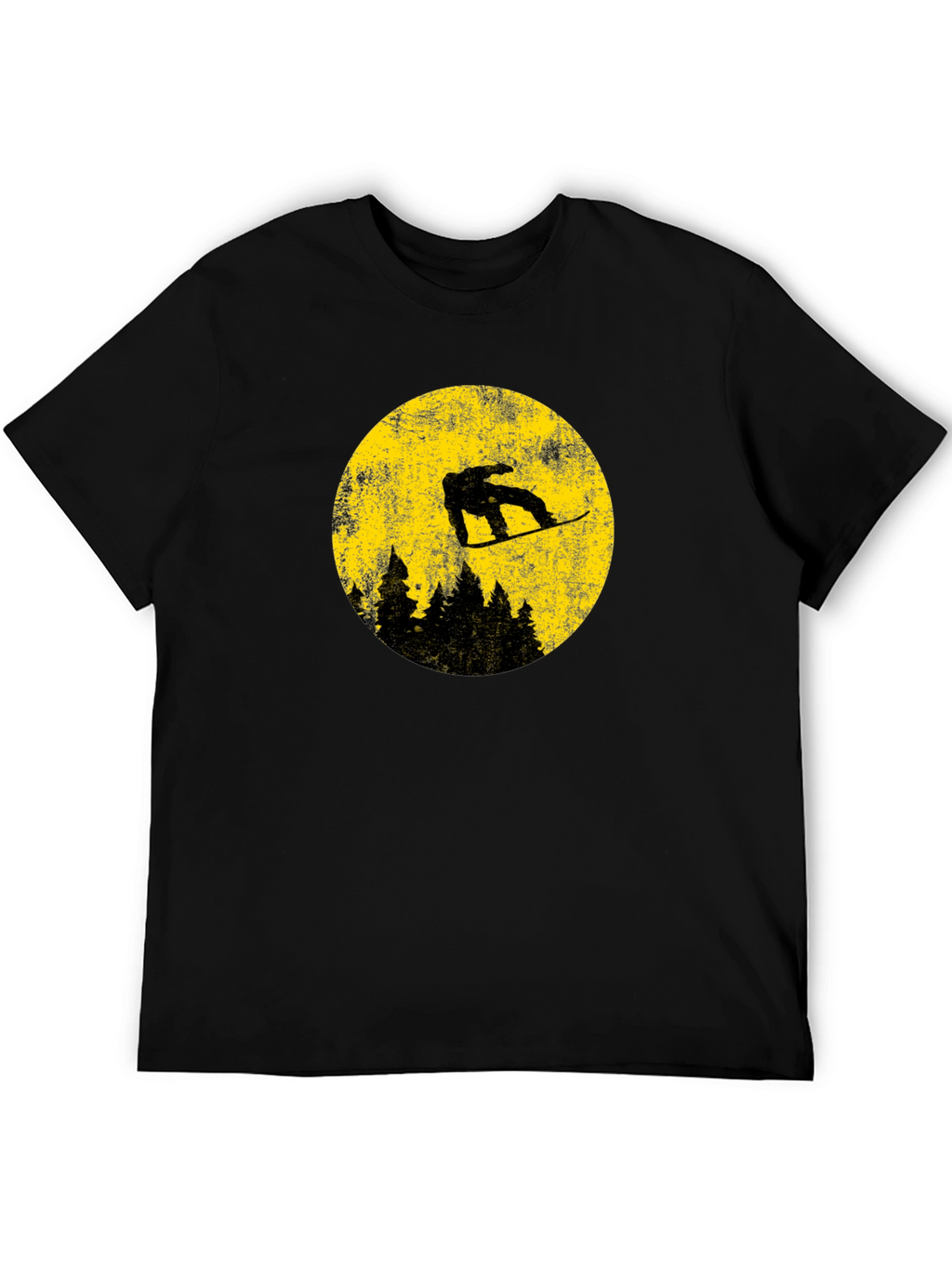 Snowboarder Moon Graphic Tee