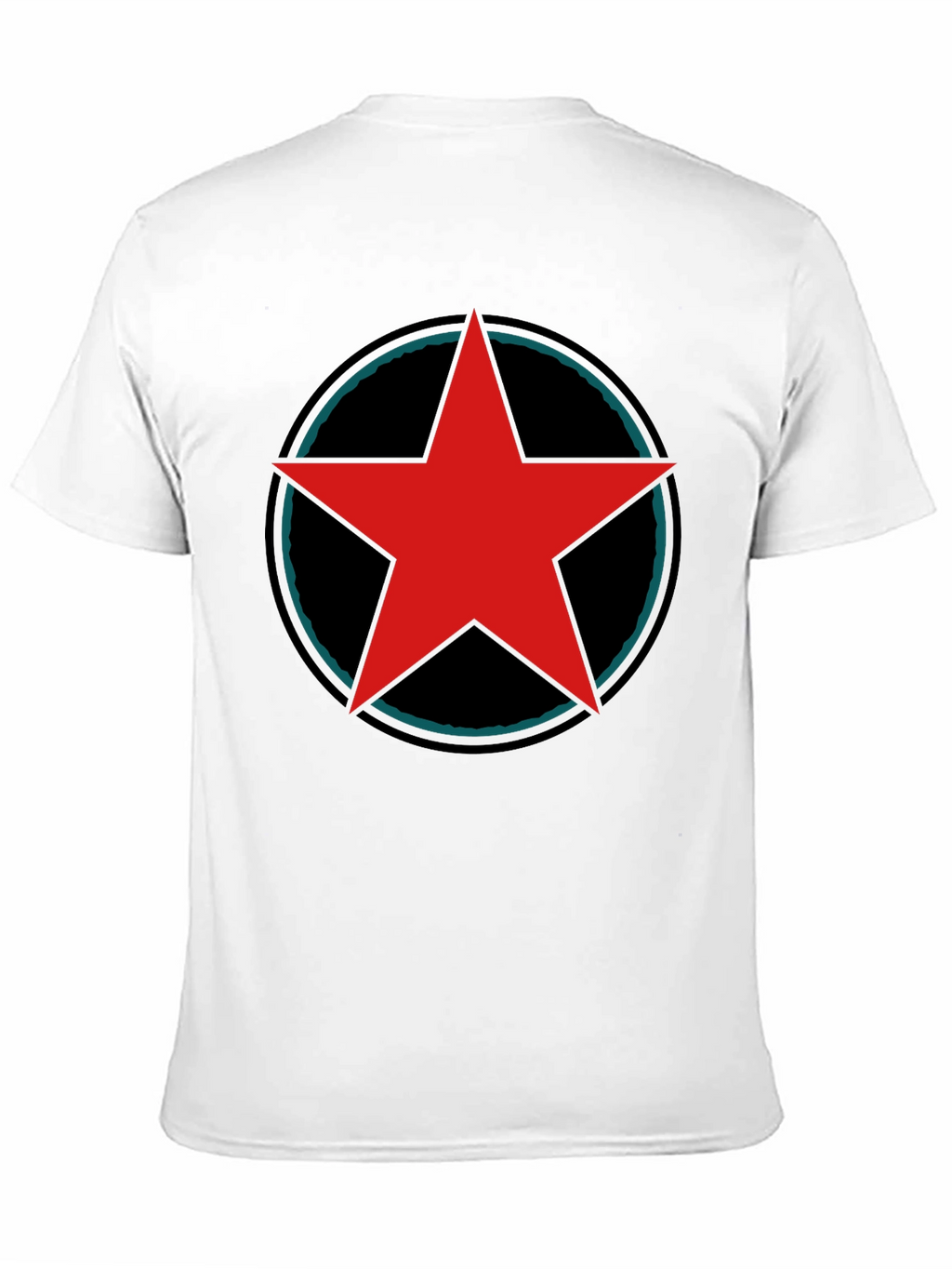 Red Star Graphic Black T-Shirt