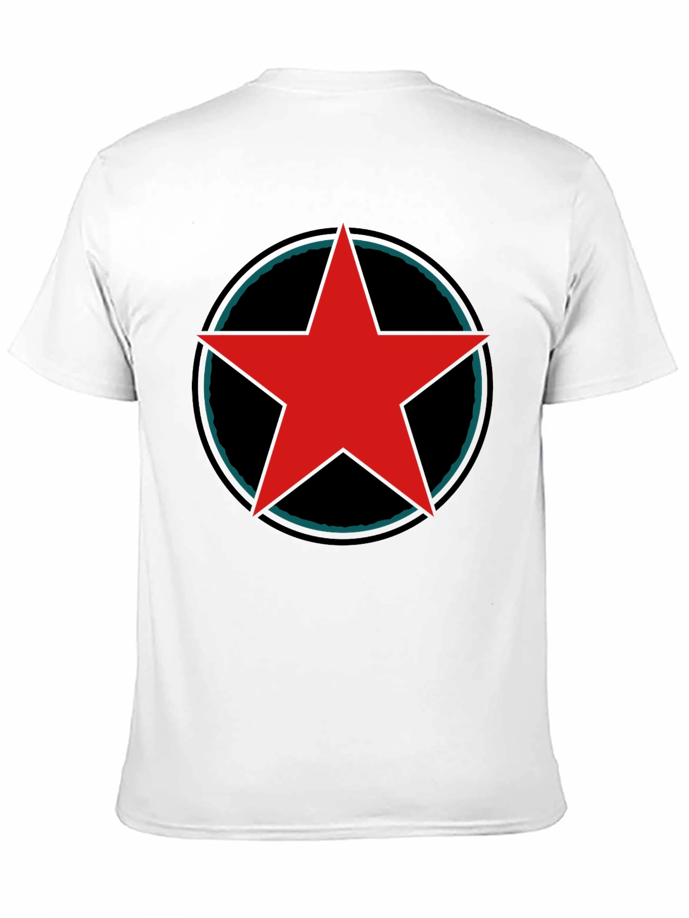 Red Star Graphic Black T-Shirt