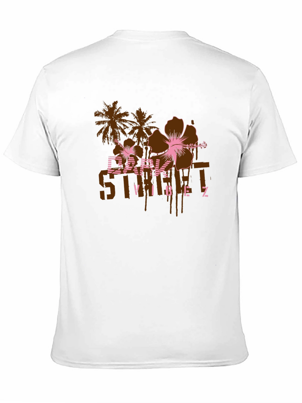 Dark Street Vibes Graphic Print T-Shirt