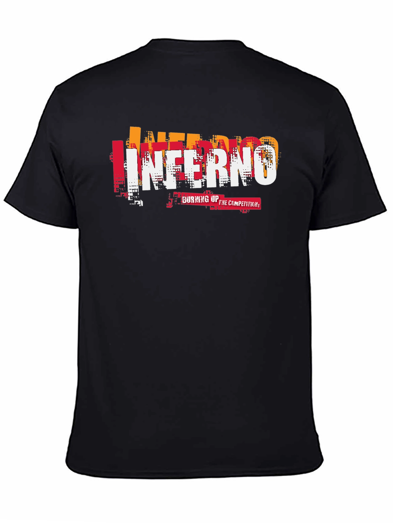 Inferno Graphic Print Black T-Shirt