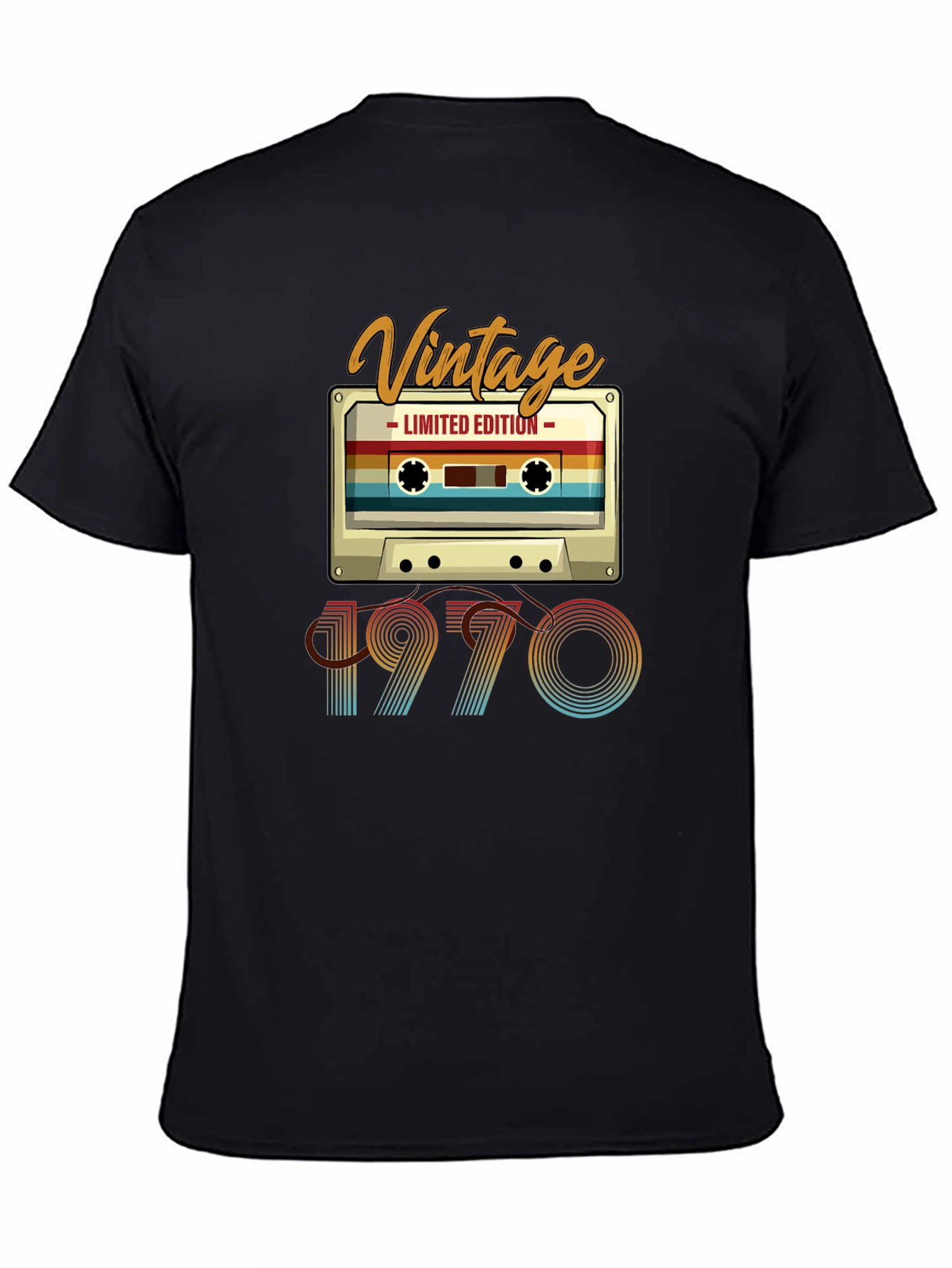 Vintage 1970 Cassette Tape T-Shirt - Limited Edition
