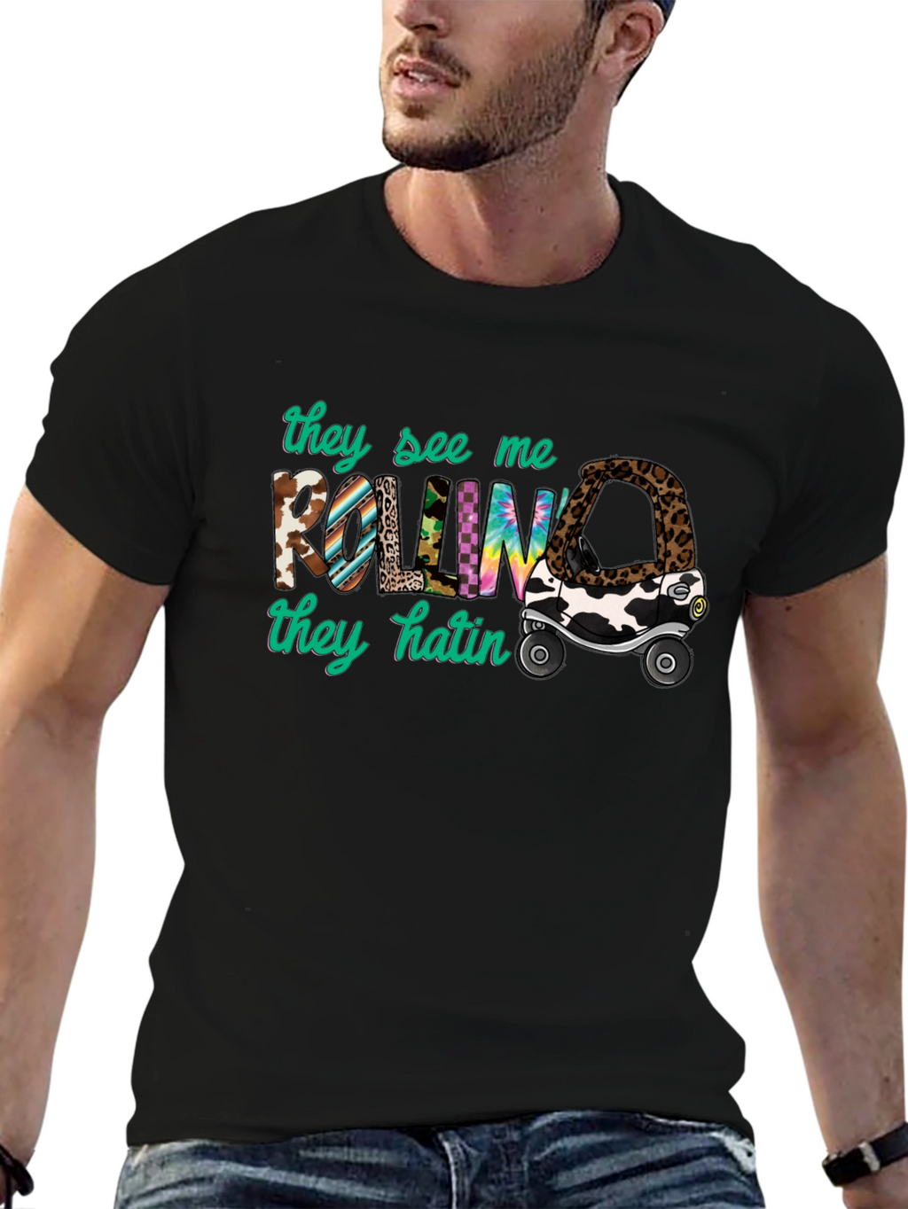 They See Me Rollin Graphic T-Shirt