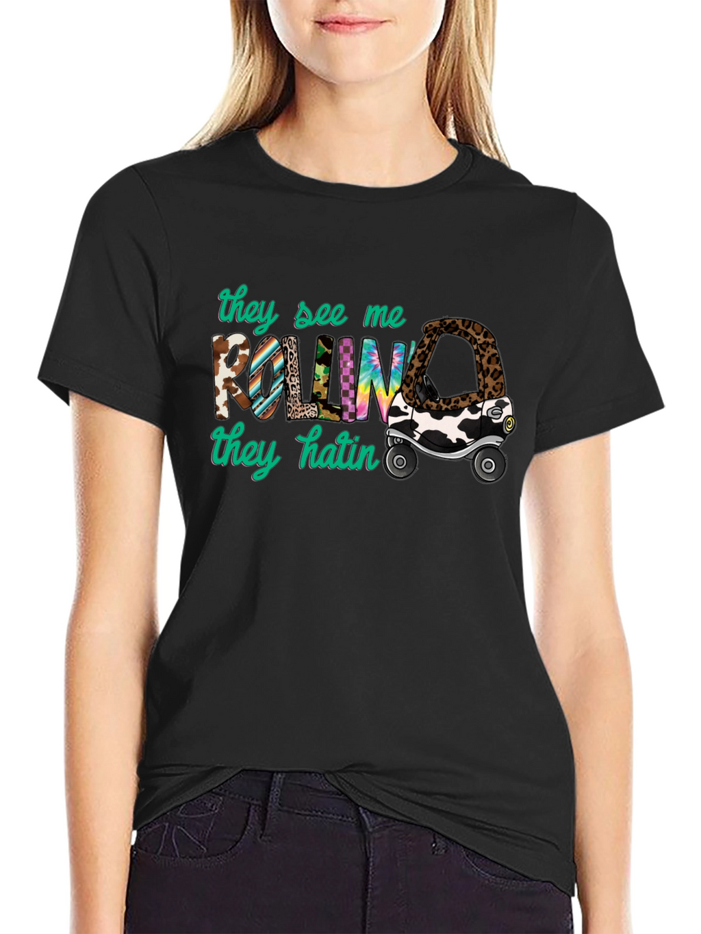 They See Me Rollin Graphic T-Shirt