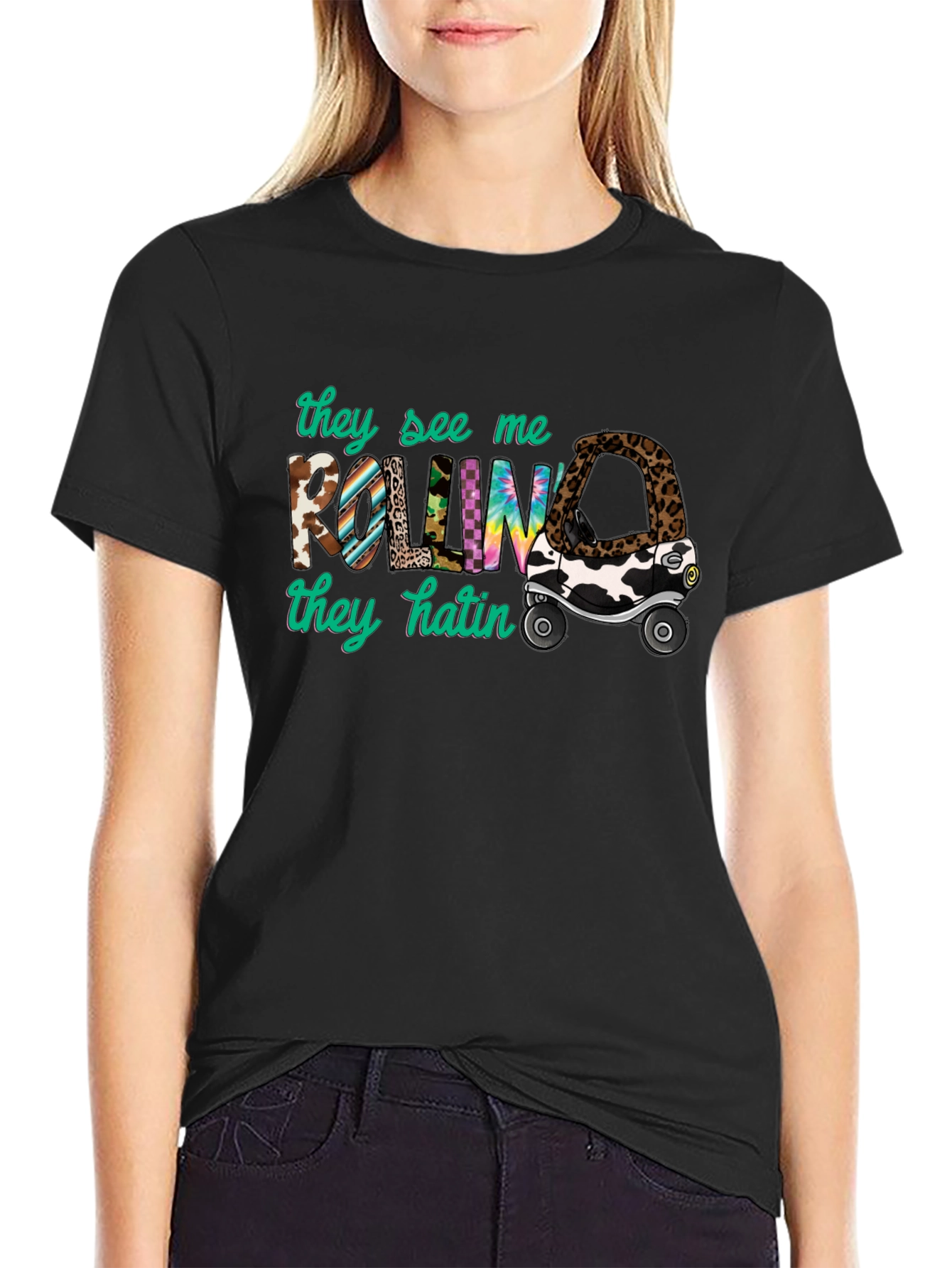 They See Me Rollin Graphic T-Shirt