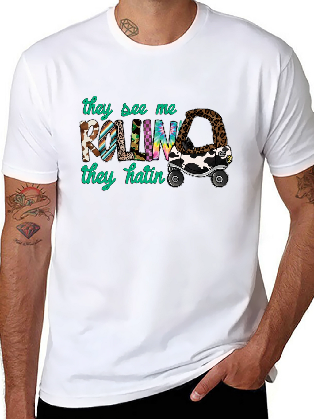 They See Me Rollin Graphic T-Shirt