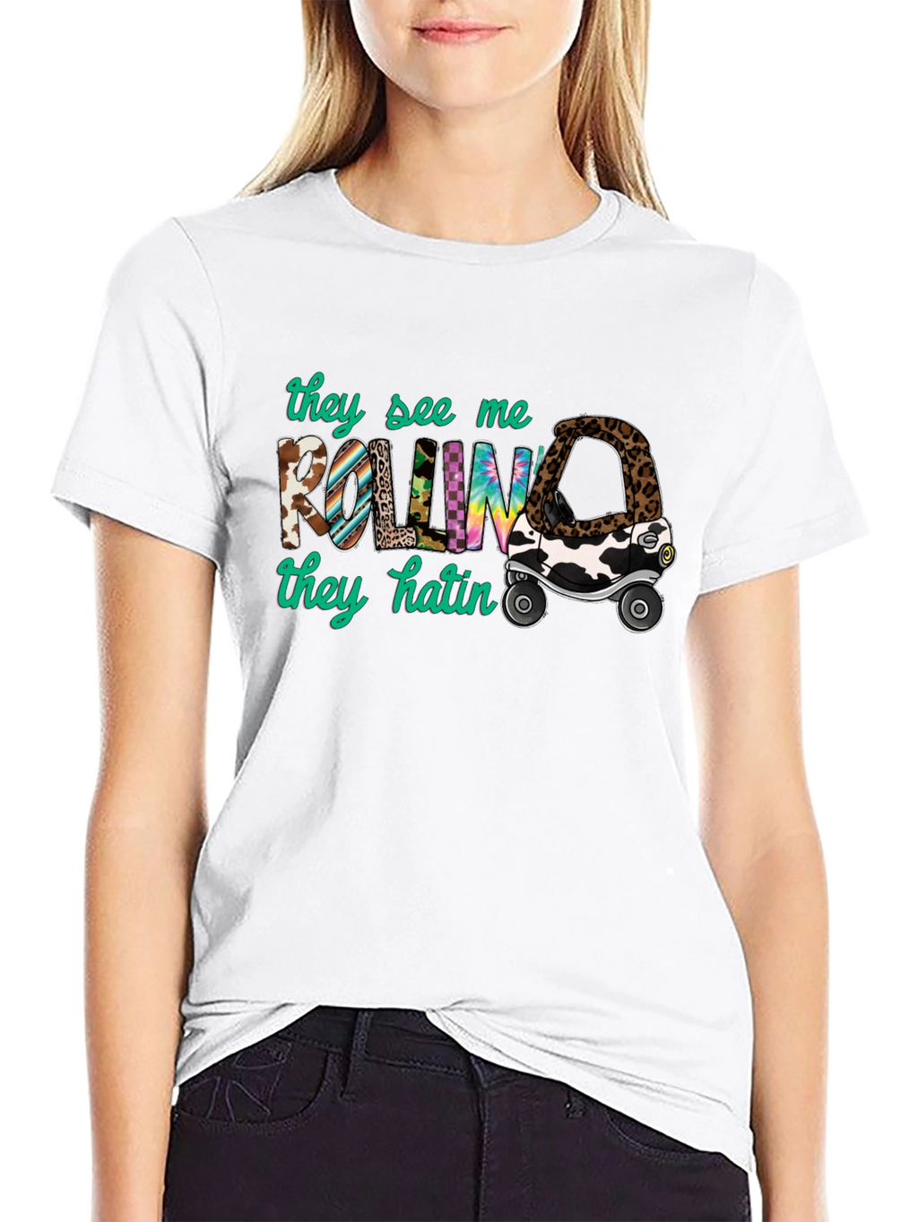 They See Me Rollin Graphic T-Shirt