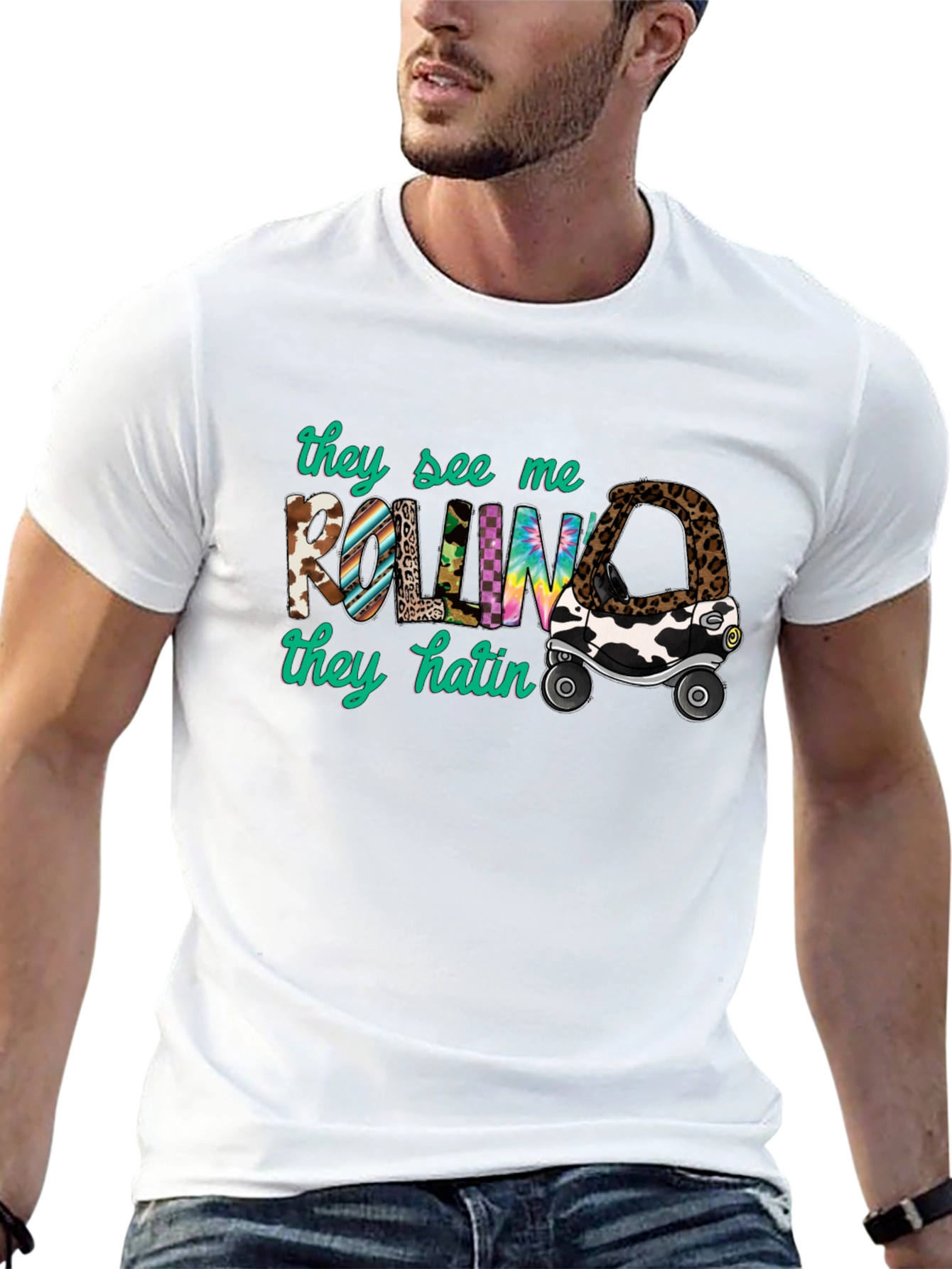 They See Me Rollin Graphic T-Shirt
