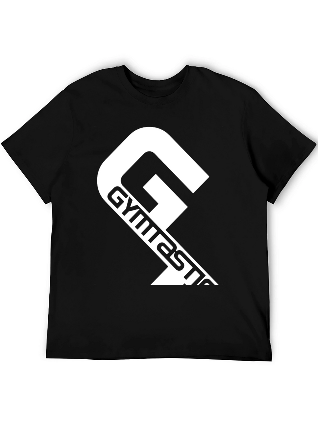 Gymnastics Graphic Black T-Shirt