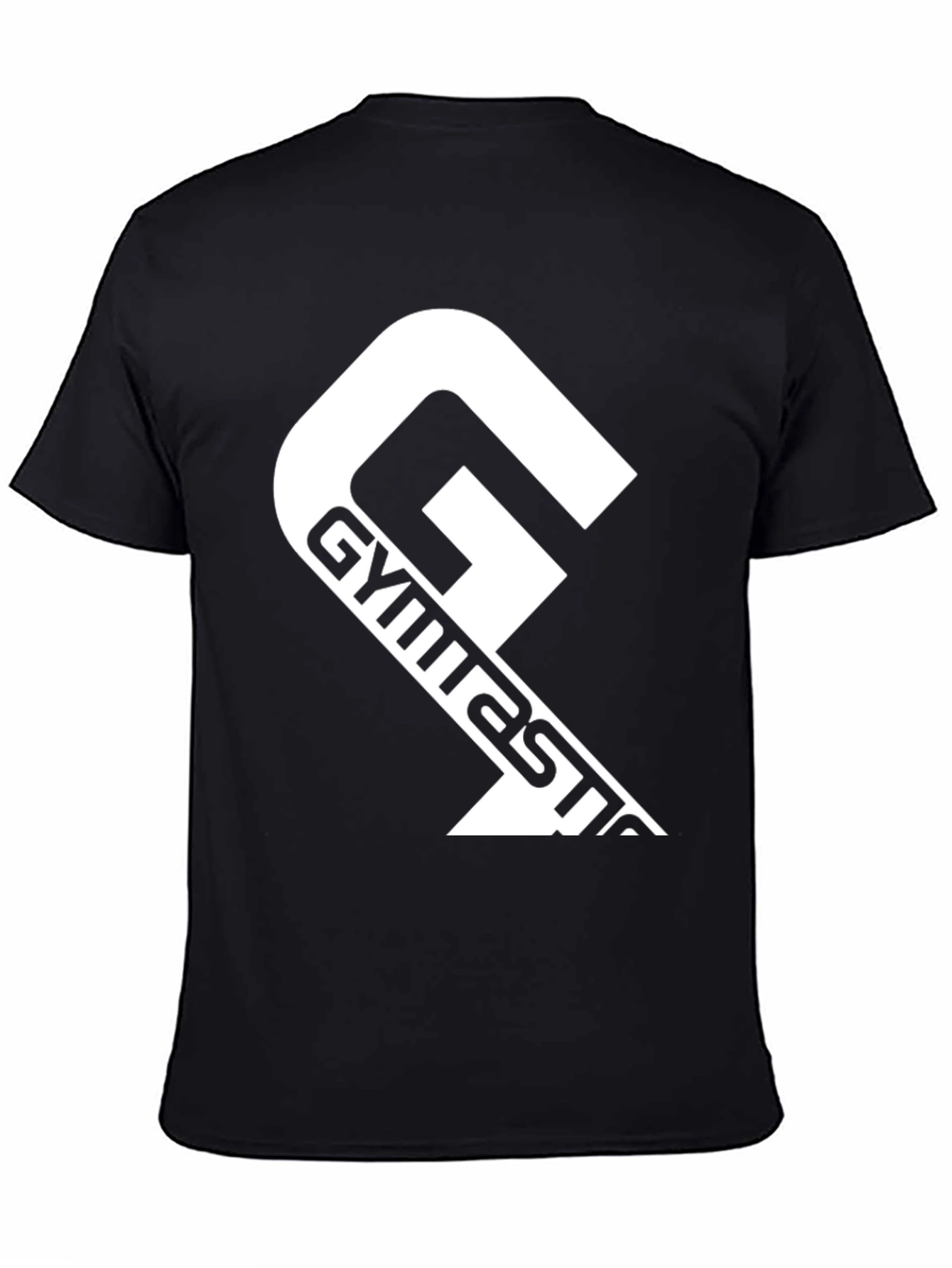 Gymnastics Graphic Black T-Shirt