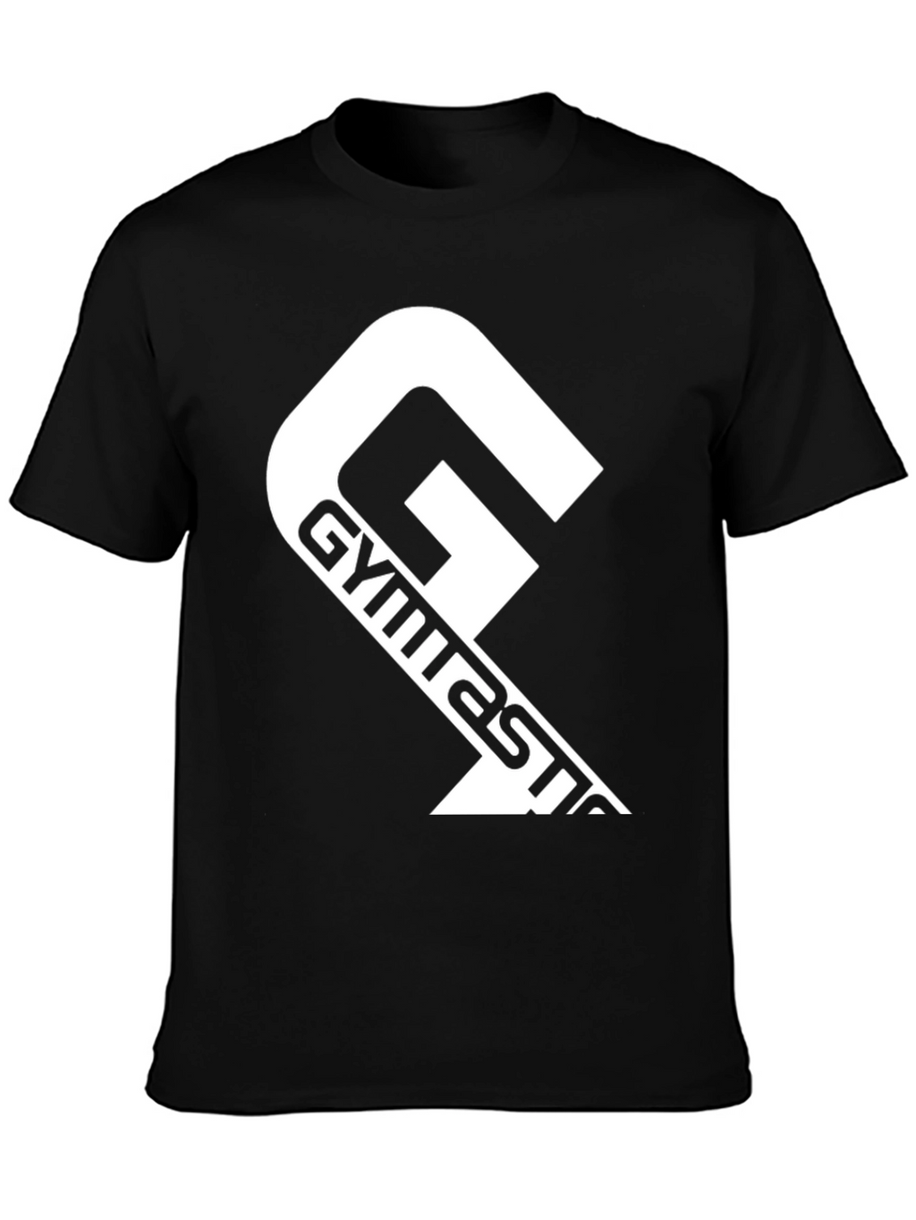 Gymnastics Graphic Black T-Shirt