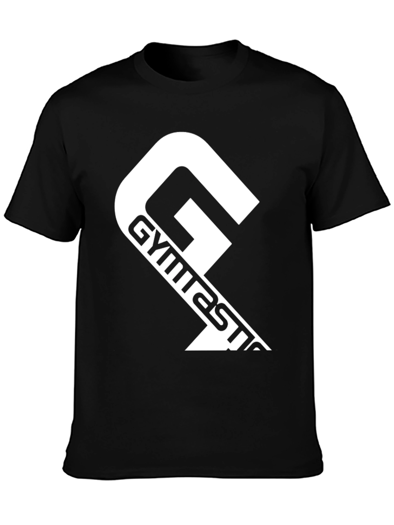 Gymnastics Graphic Black T-Shirt