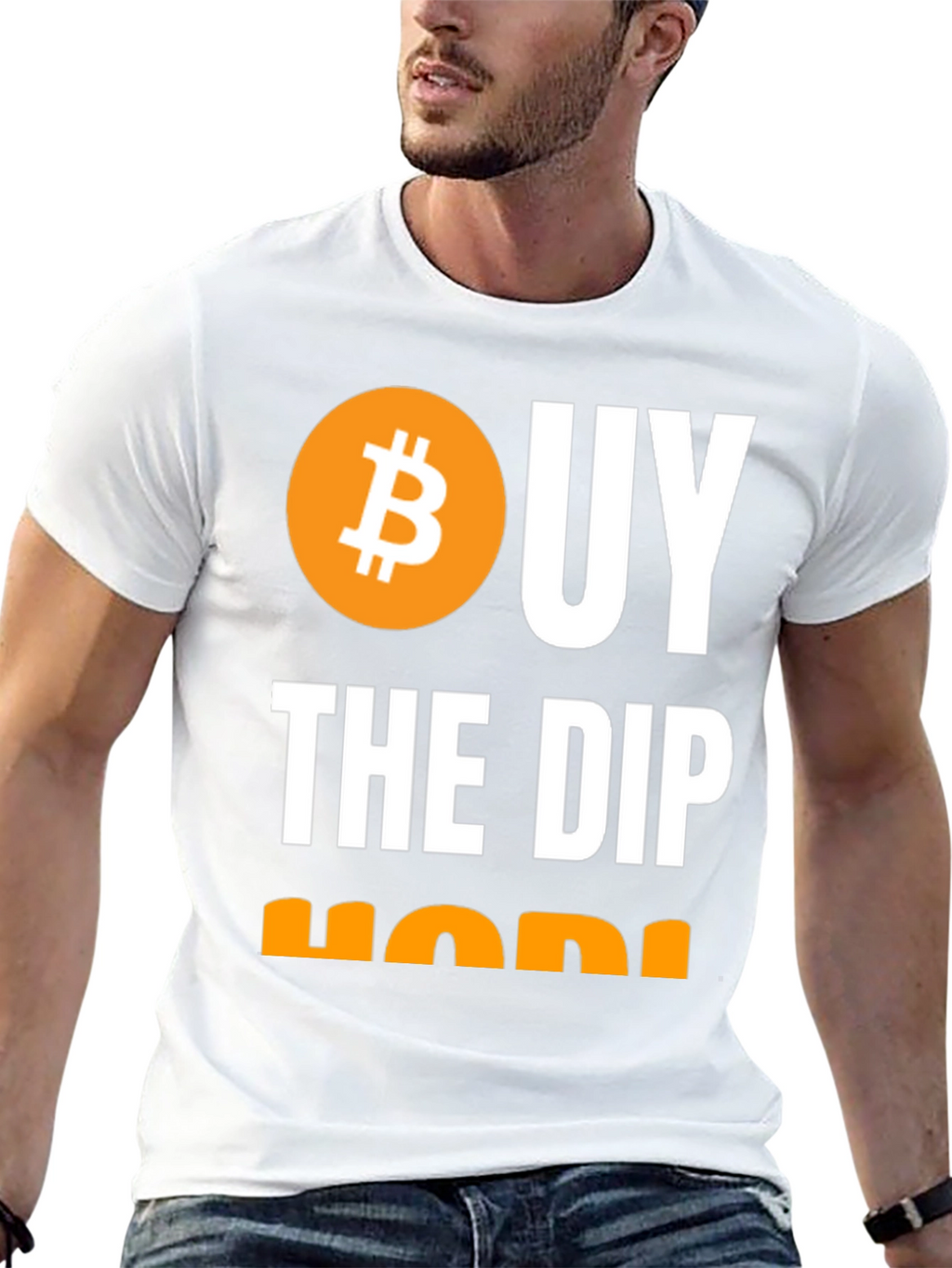 Buy The Dip HODL Crypto Bitcoin T-Shirt