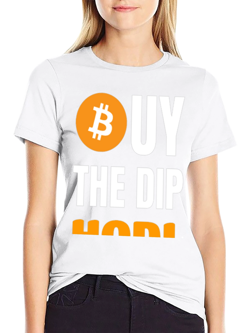 Buy The Dip HODL Crypto Bitcoin T-Shirt
