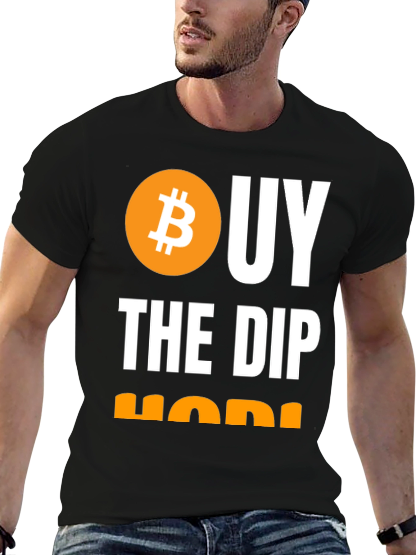 Buy The Dip HODL Crypto Bitcoin T-Shirt