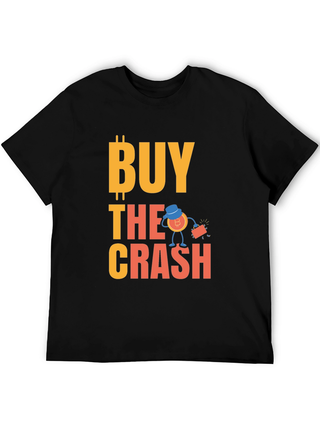 Buy the Crash Bitcoin Crypto T-Shirt