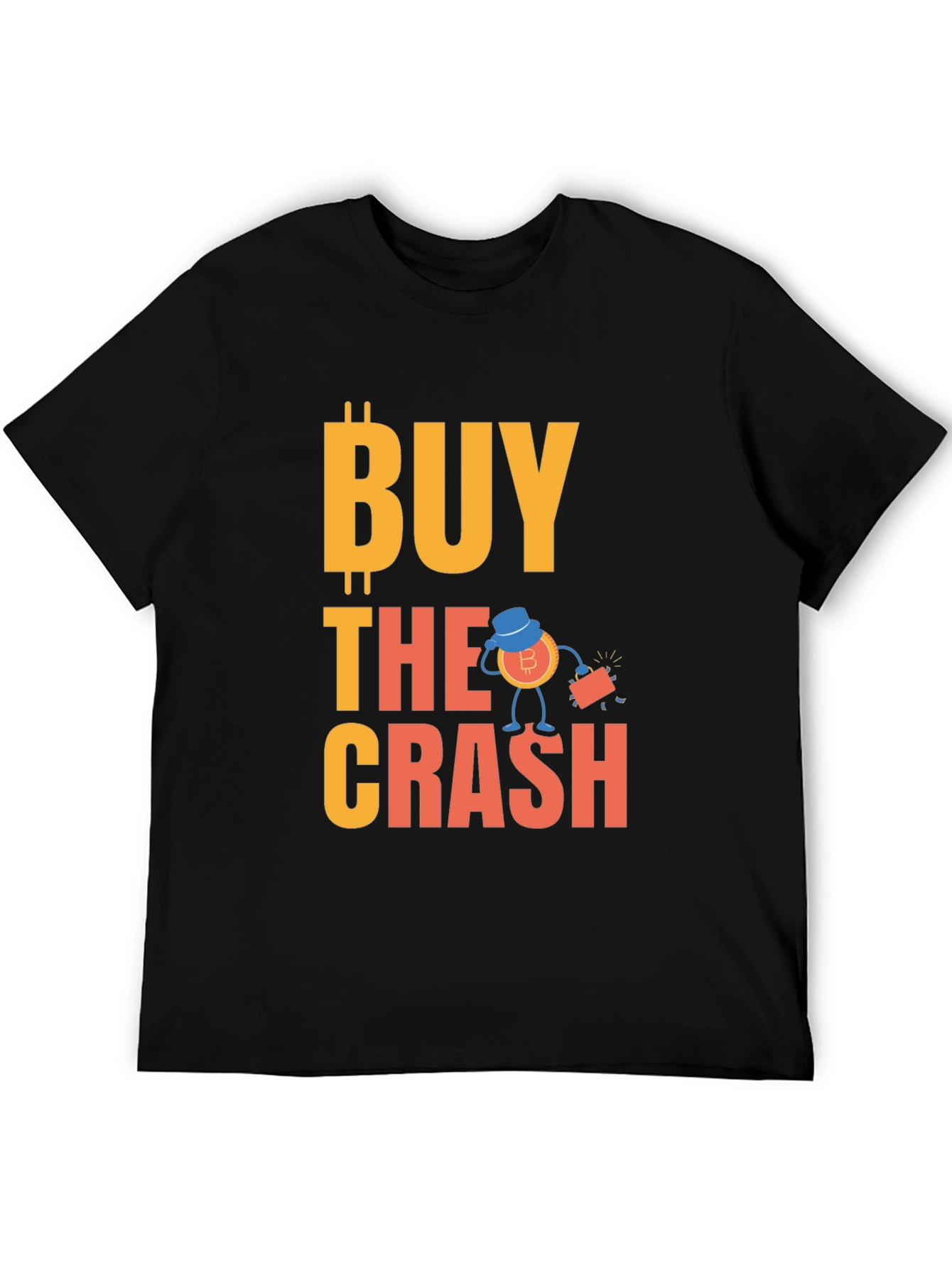 Buy the Crash Bitcoin Crypto T-Shirt