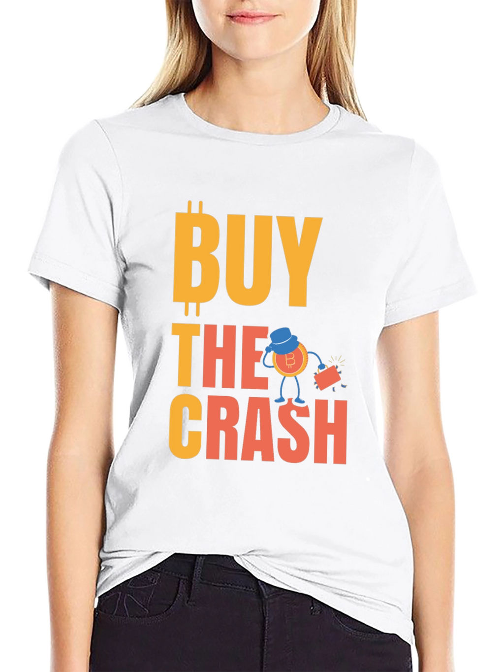 Buy the Crash Bitcoin Crypto T-Shirt
