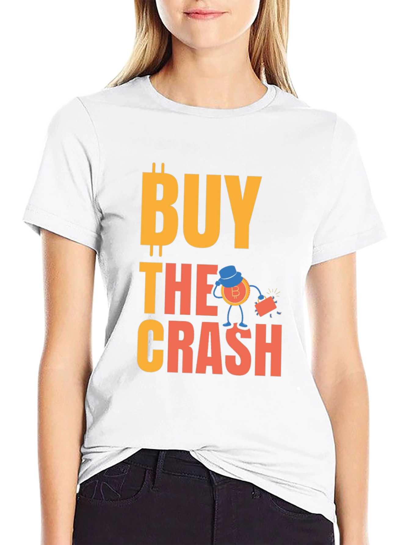 Buy the Crash Bitcoin Crypto T-Shirt
