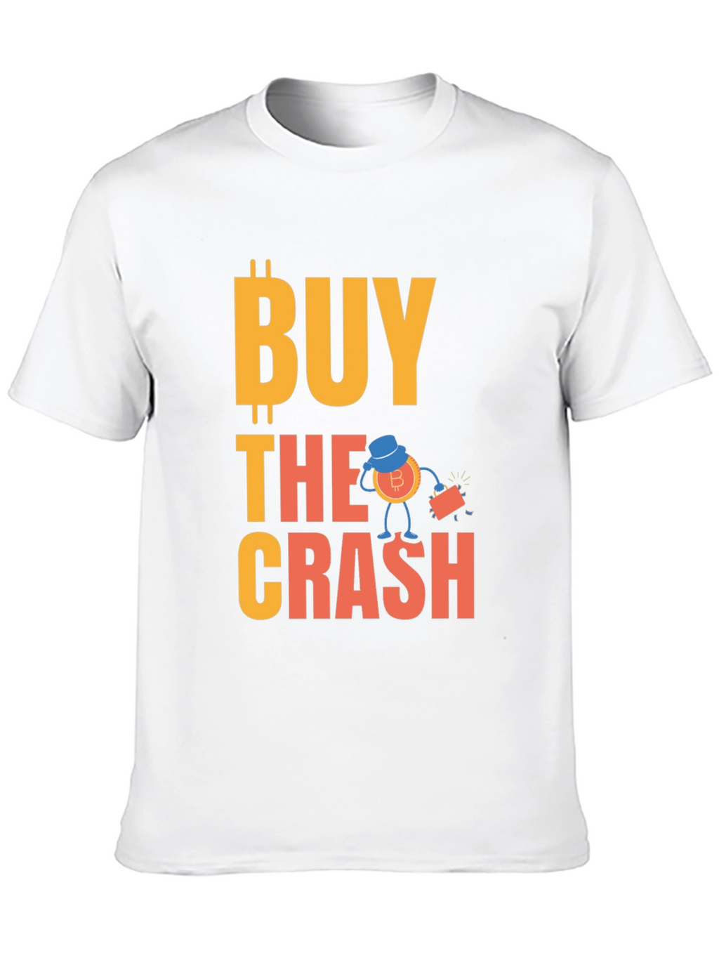 Buy the Crash Bitcoin Crypto T-Shirt