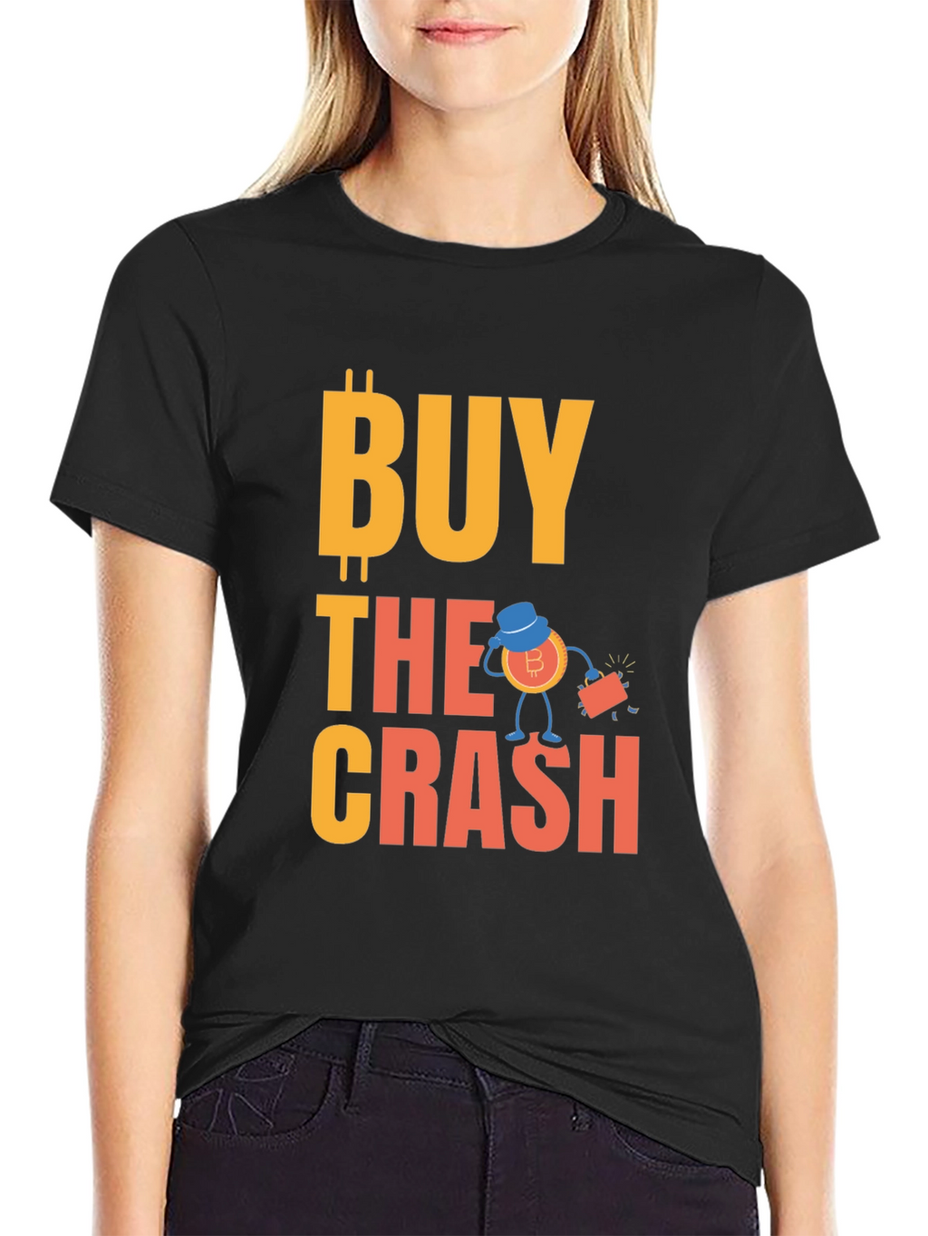 Buy the Crash Bitcoin Crypto T-Shirt