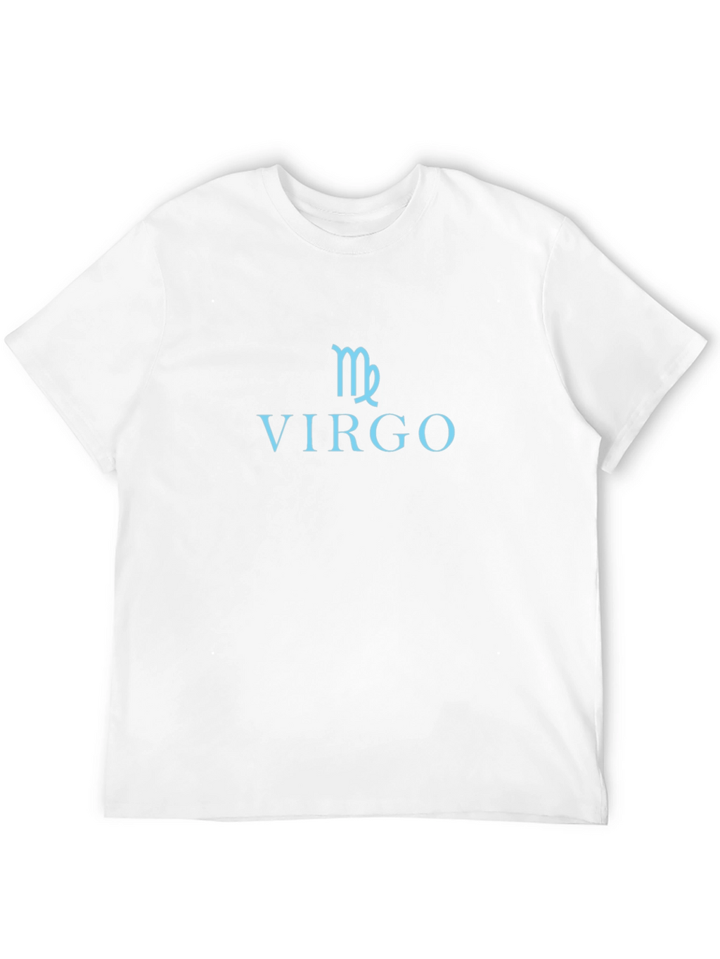 Virgo Zodiac Sign T-Shirt - Black Cotton Tee