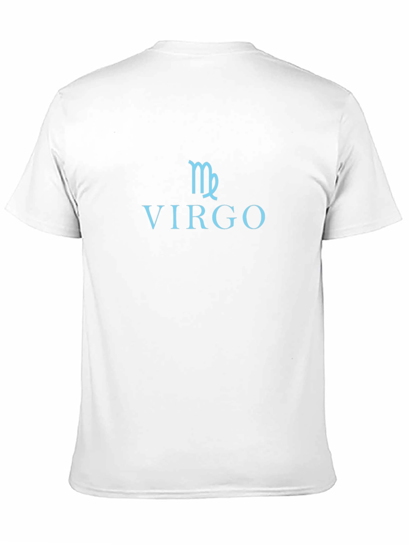 Virgo Zodiac Sign T-Shirt - Black Cotton Tee