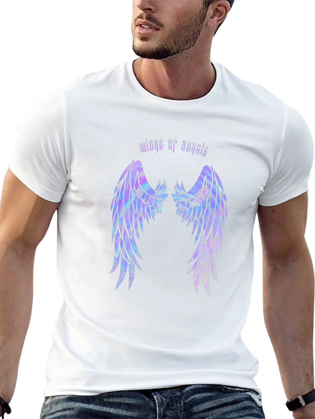 Wings of Angels Graphic T-Shirt - Stylish Comfort