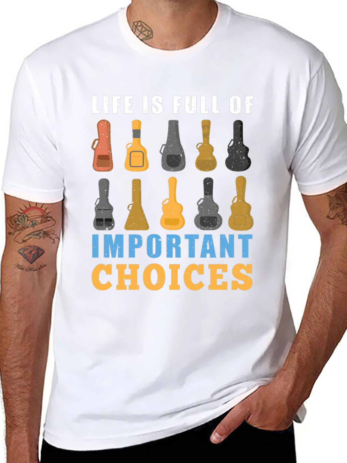 Life is Full of Important Guitar Choices T-Shirt