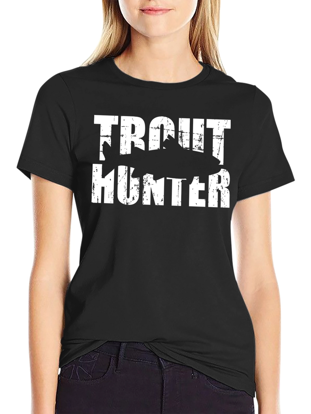 Trout Hunter Graphic Tee - Fishing T-Shirt