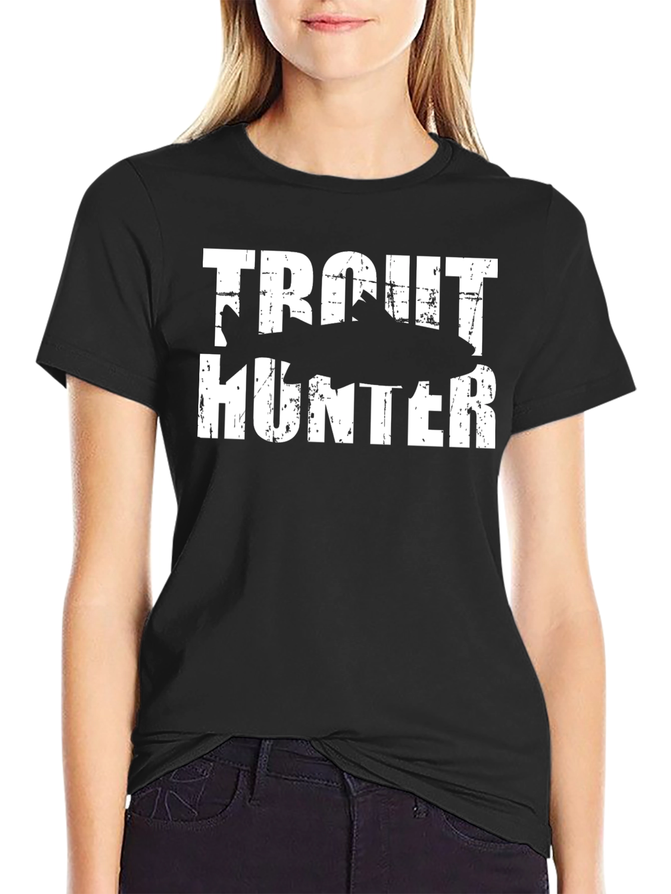 Trout Hunter Graphic Tee - Fishing T-Shirt