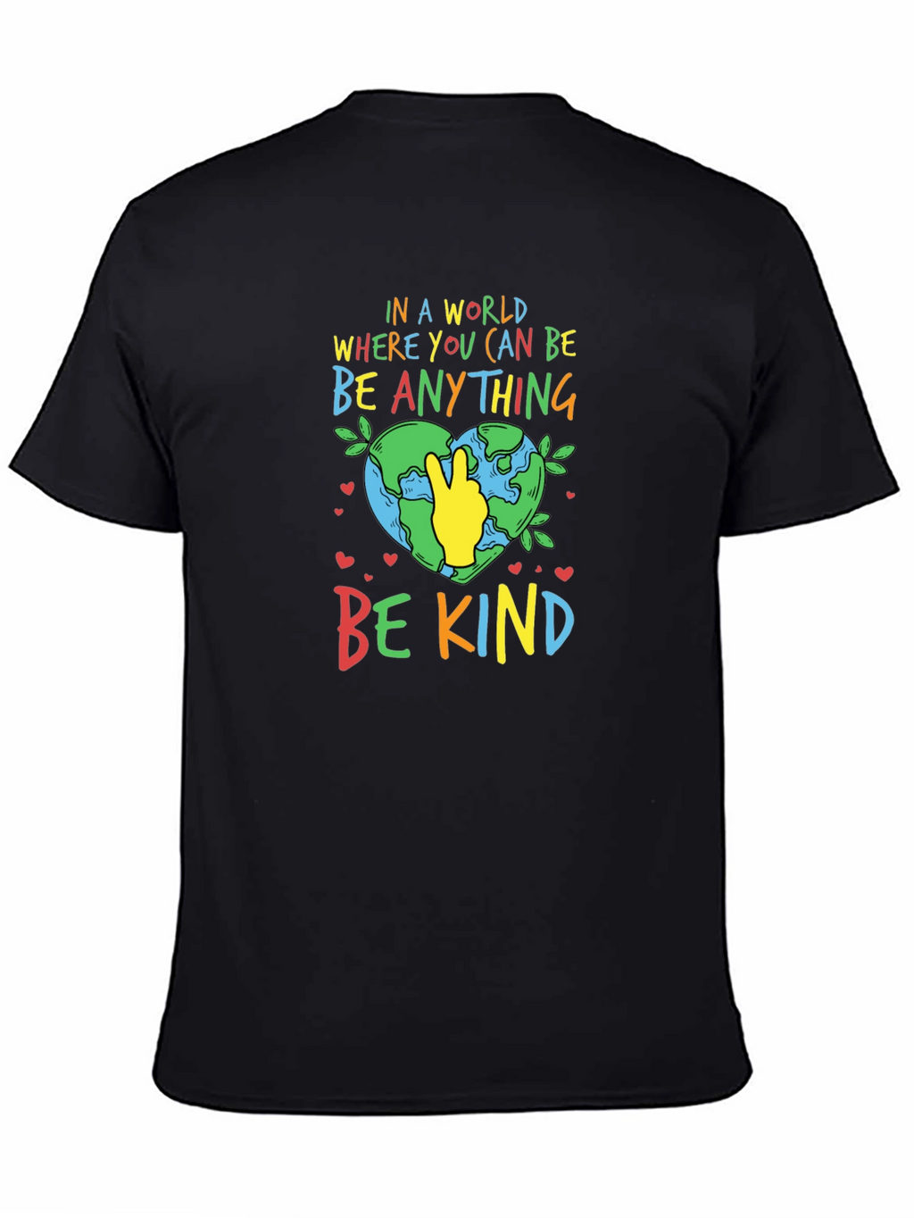 Be Kind T-Shirt - Earth Peace Sign