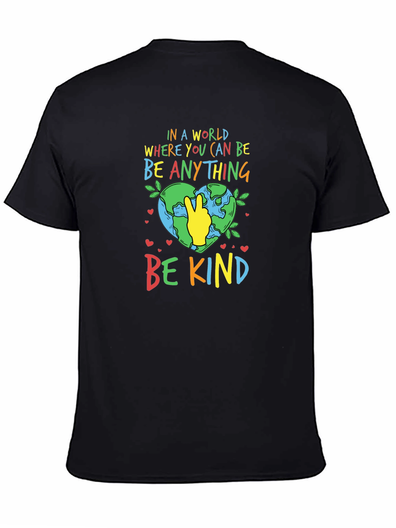 Be Kind T-Shirt - Earth Peace Sign